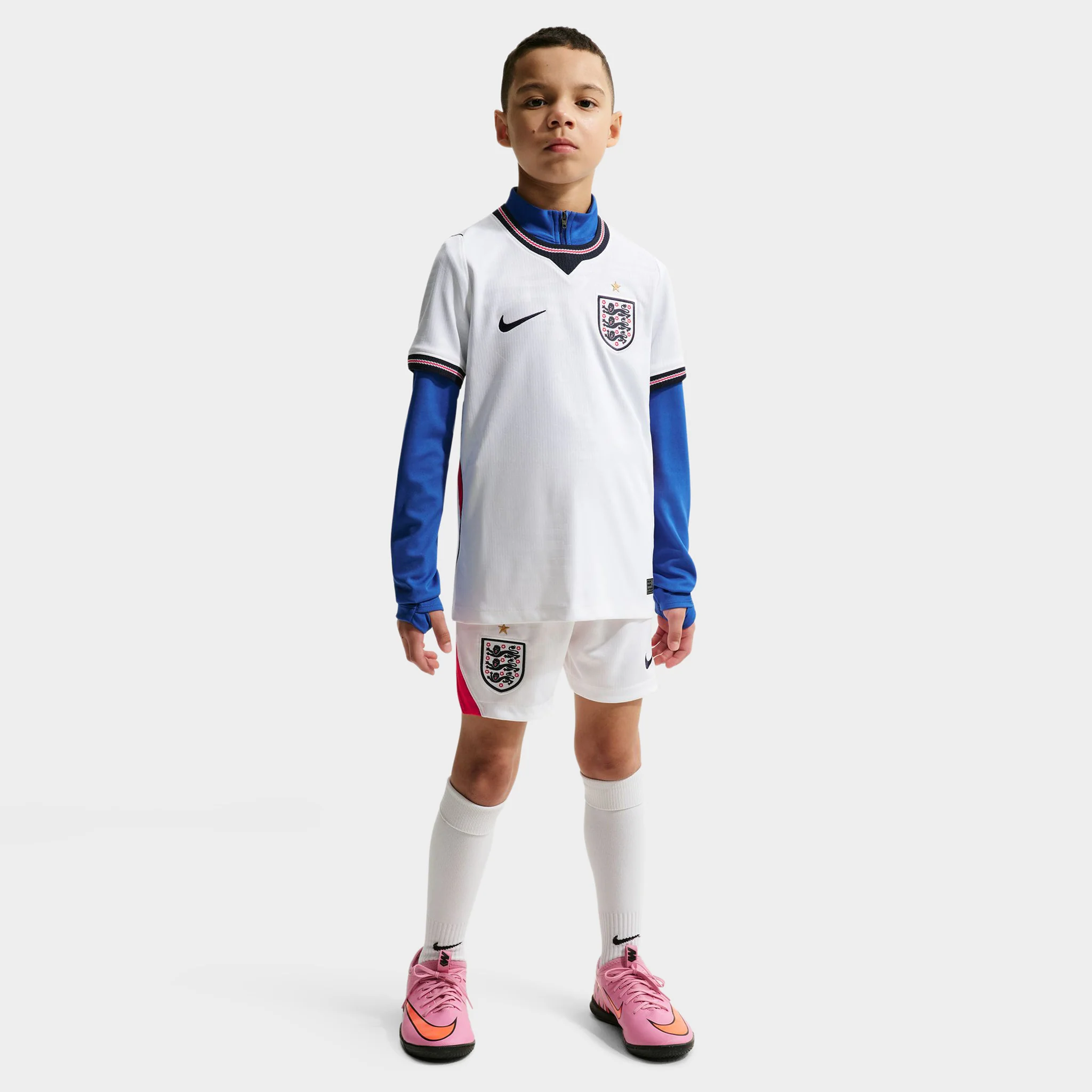 Nike Juniors' England Home Jersey / White - Image 4
