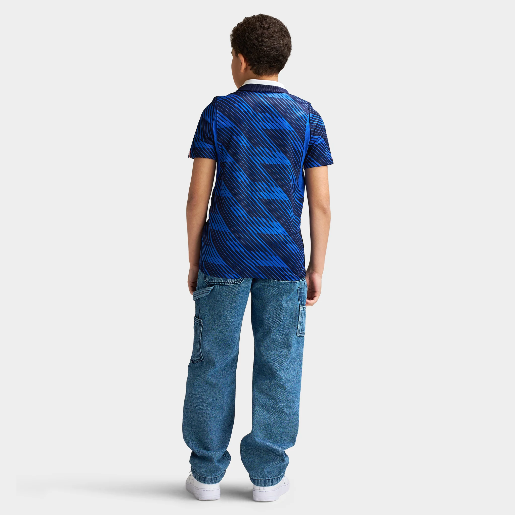 Nike Juniors' France Home Jersey / Blue - Image 4