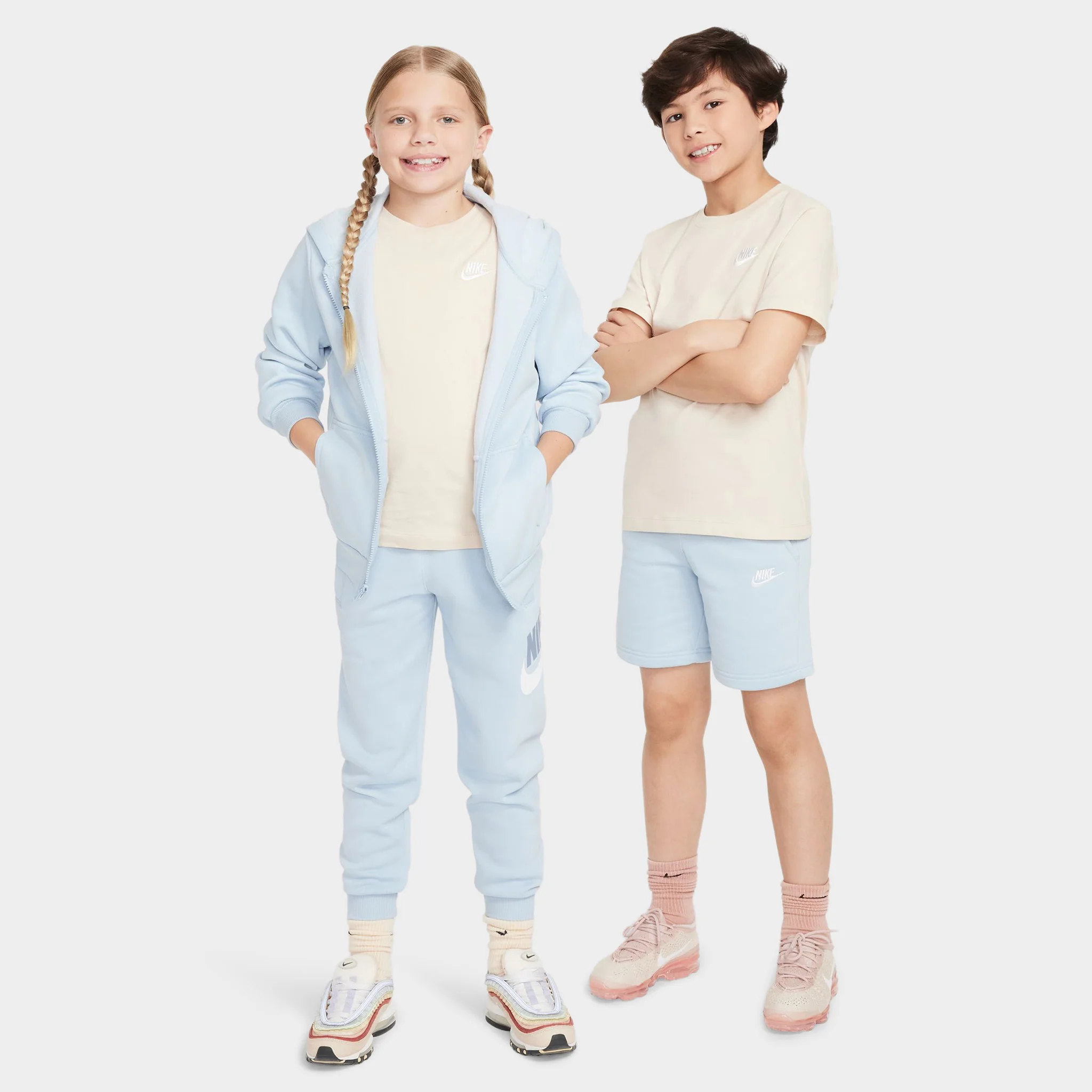Nike Juniors' Futura T-Shirt / Sand Drift - Image 4