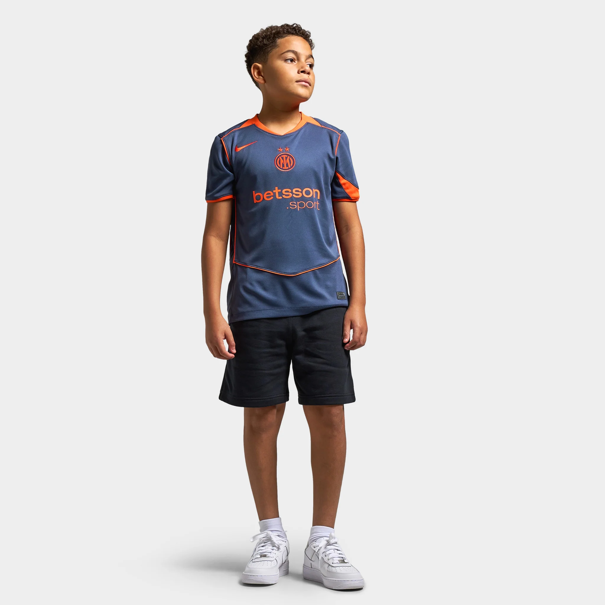Nike Juniors' Inter 25/26 Jersey Stad 3R Thunder Blue / Safety Orange - Image 6