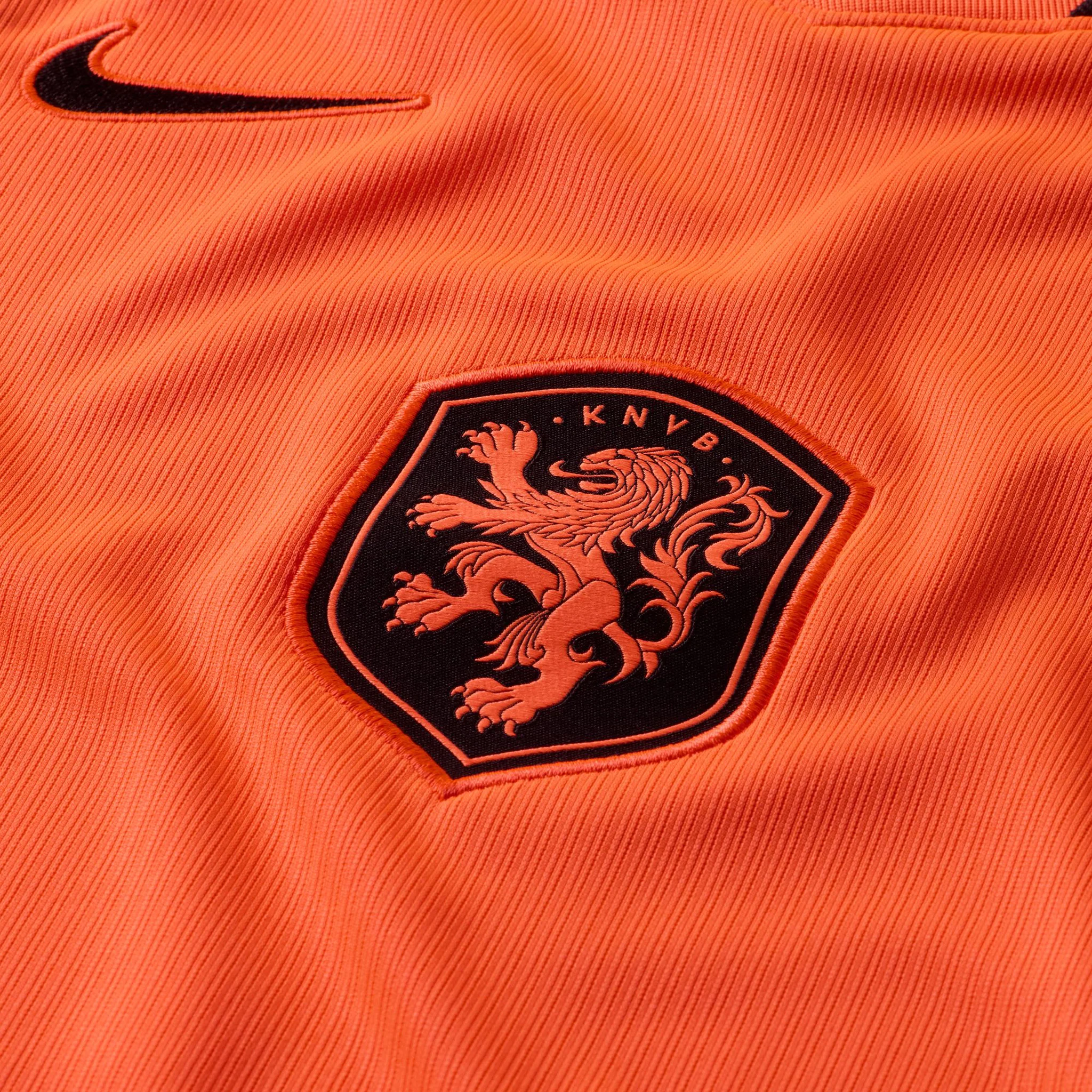 Nike Juniors' Netherlands Home Jersey / Orange - Image 3