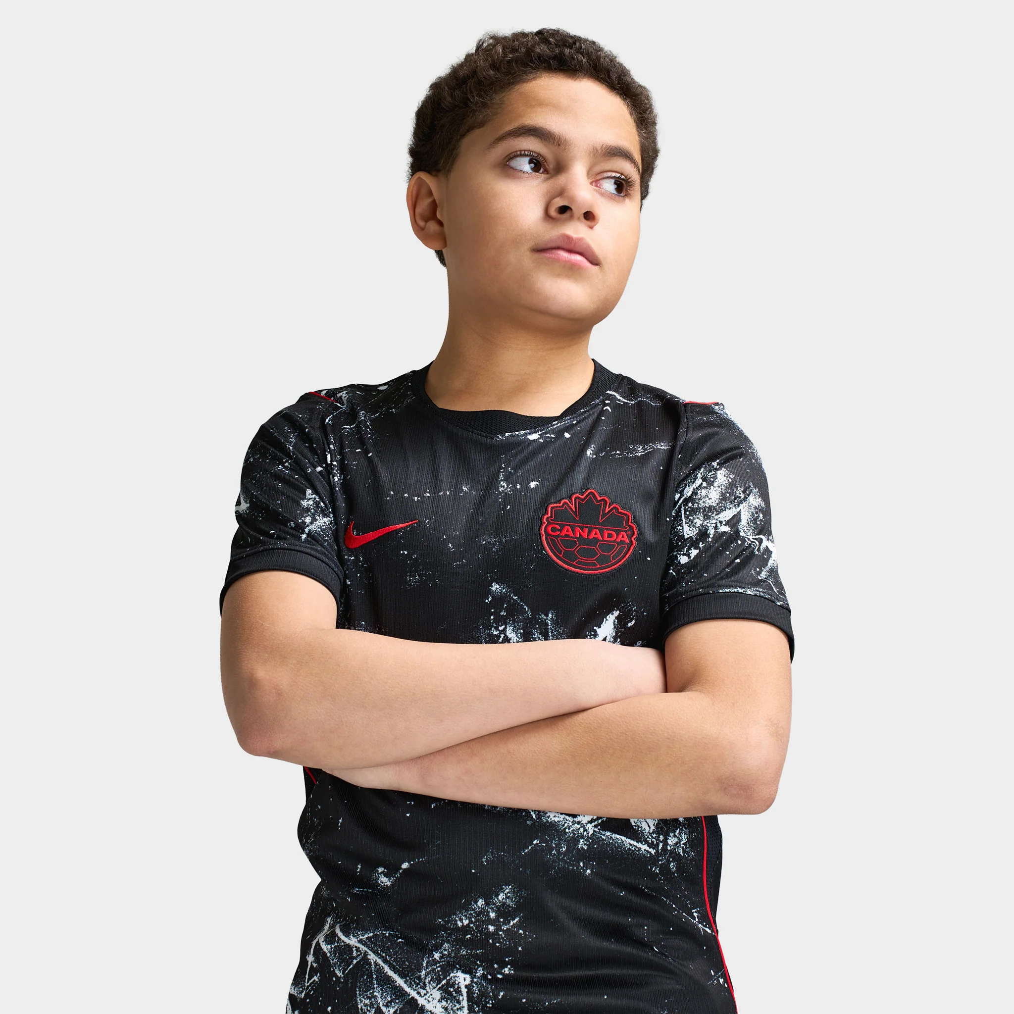 Nike Juniors' Stadium Replica Jersey Away / Black - Image 2