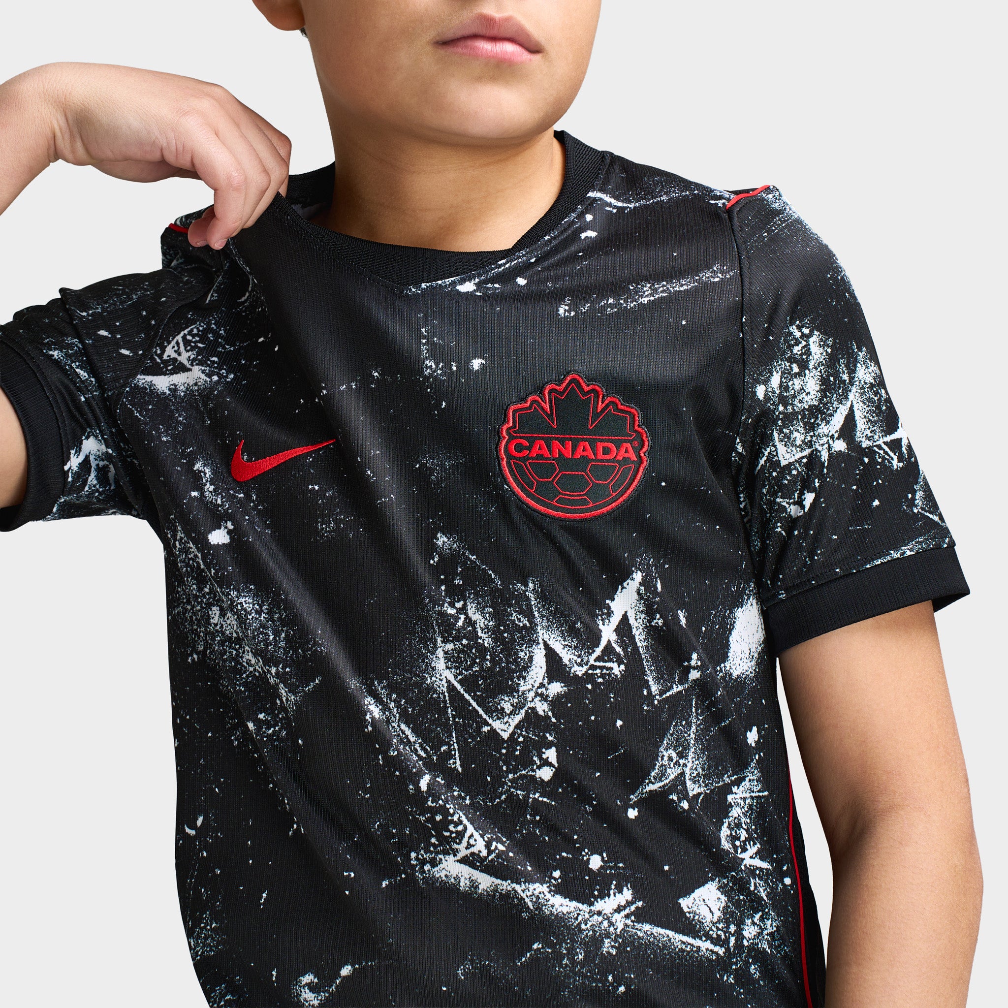 Nike Juniors' Stadium Replica Jersey Away / Black - Image 3