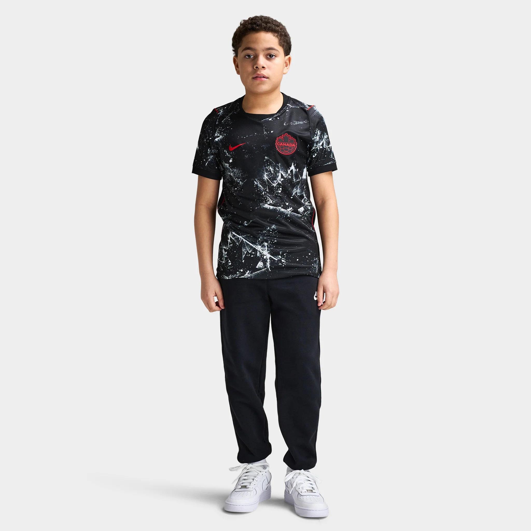 Nike Juniors' Stadium Replica Jersey Away / Black - Image 5