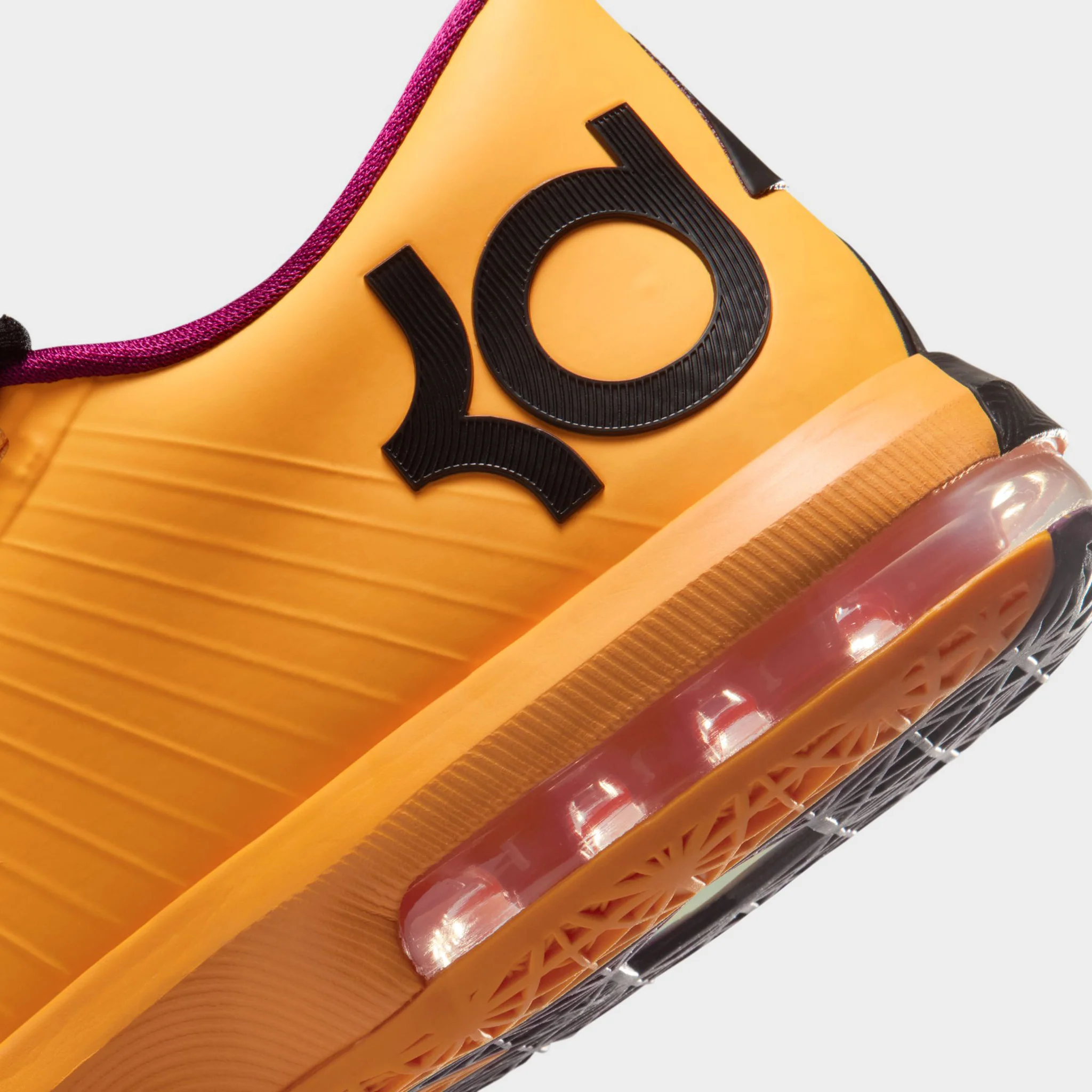 Nike KD VI Laser Orange / Raspberry Red - Black - Image 3