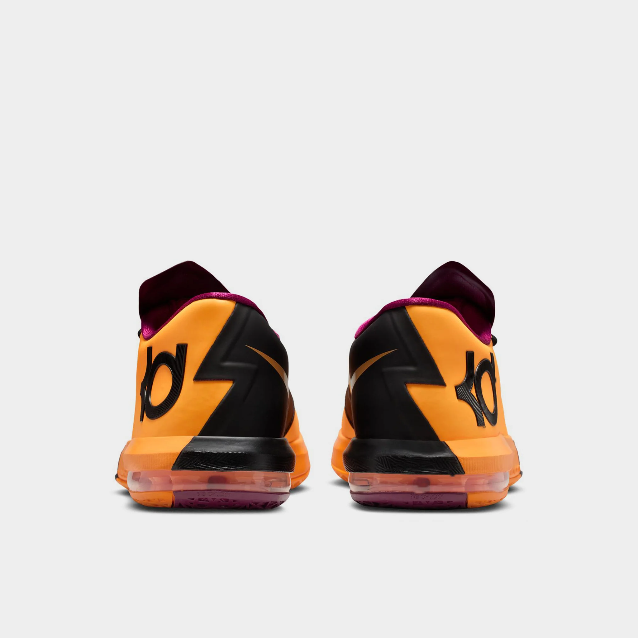 Nike KD VI Laser Orange / Raspberry Red - Black - Image 4