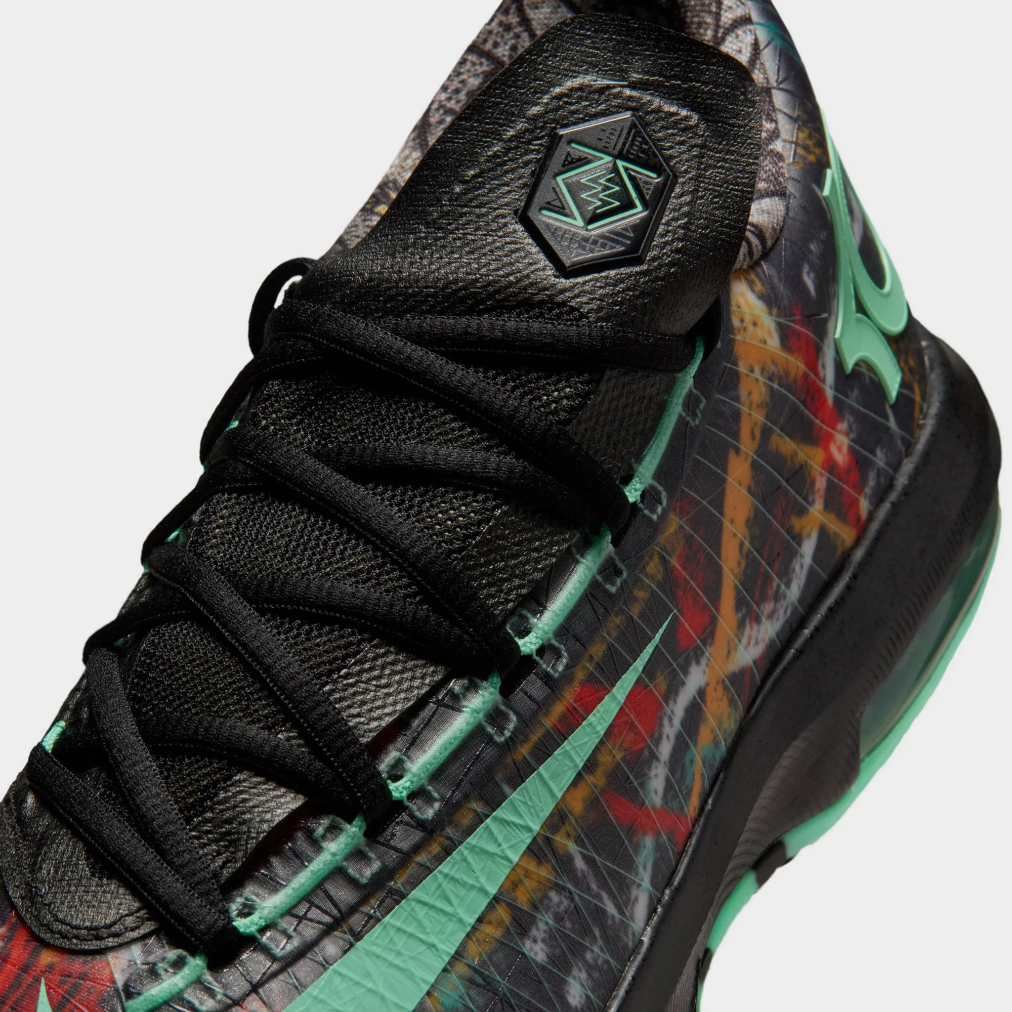 Nike KD VI Multicolor / Green Glow - Black - Image 3