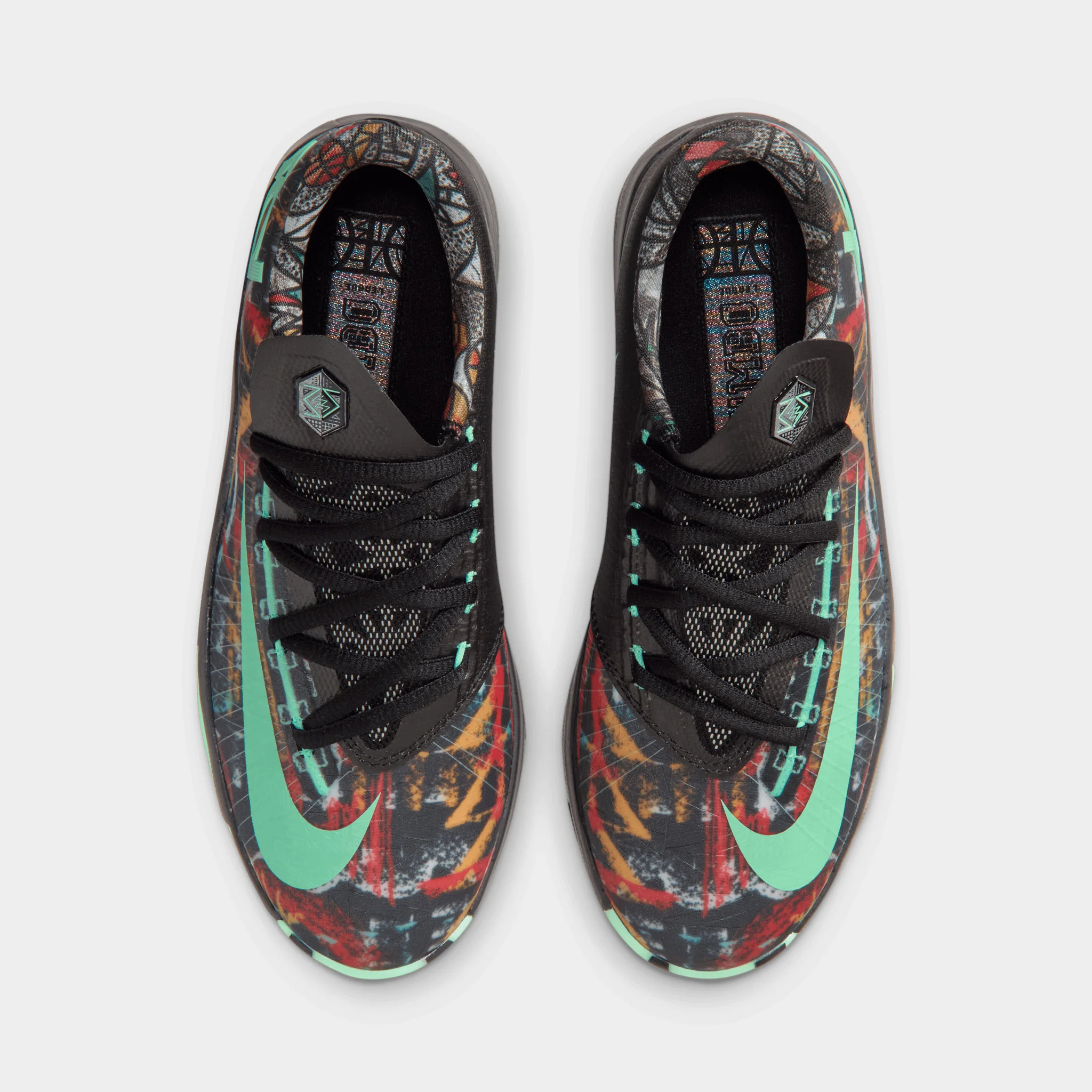 Nike KD VI GS Multi-Color / Green Glow - Black - Image 6