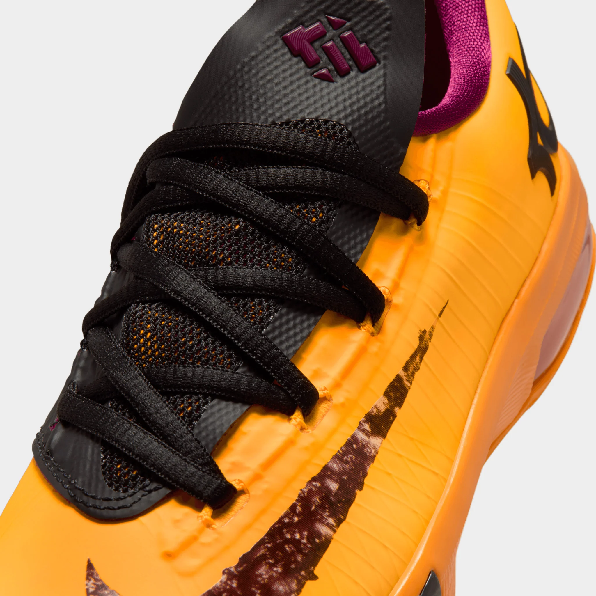 Nike KD VI GS Laser Orange / Raspberry Red - Black - Image 3
