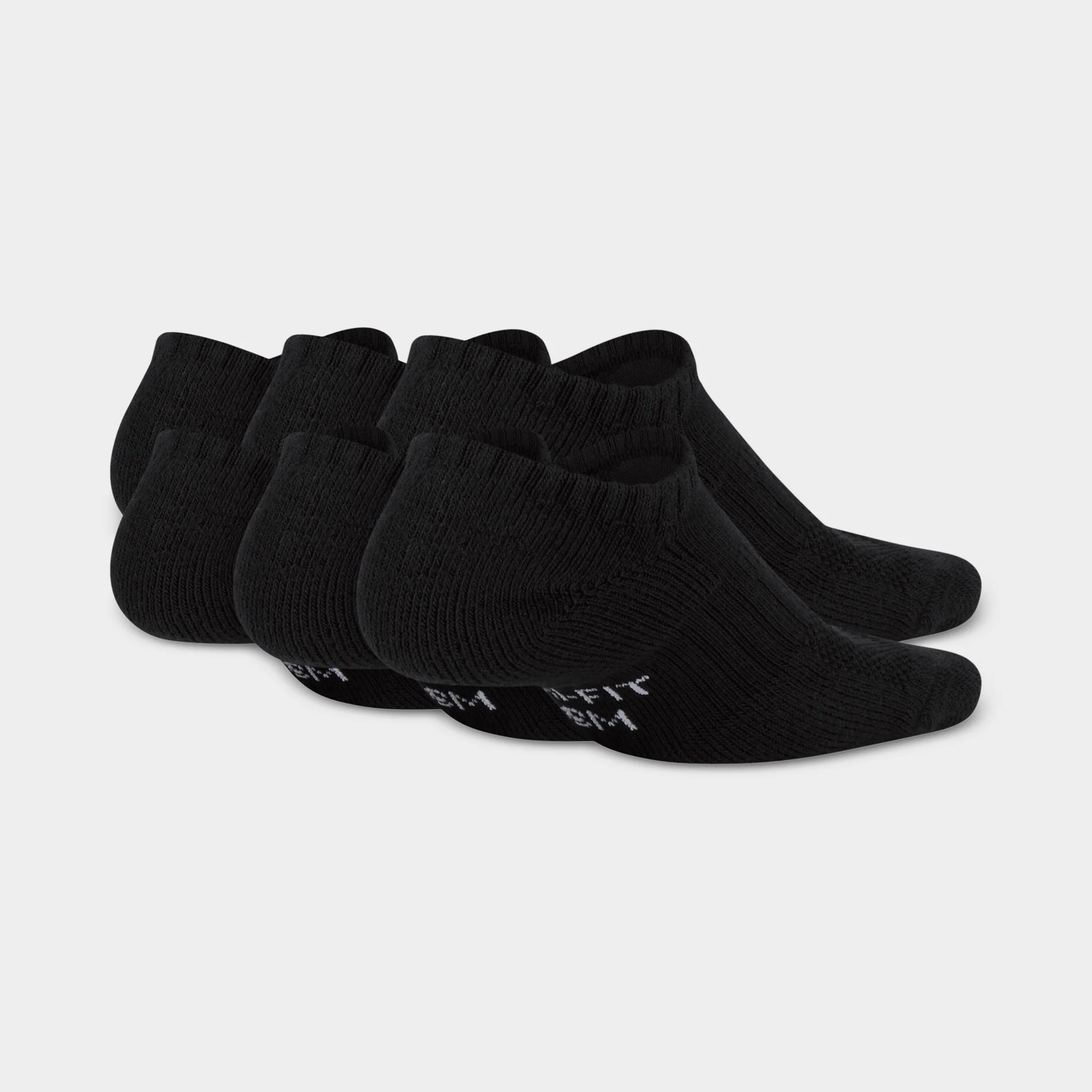 Nike Kids Cushioned No-Show Socks (6 Pack) Black / White - Image 2