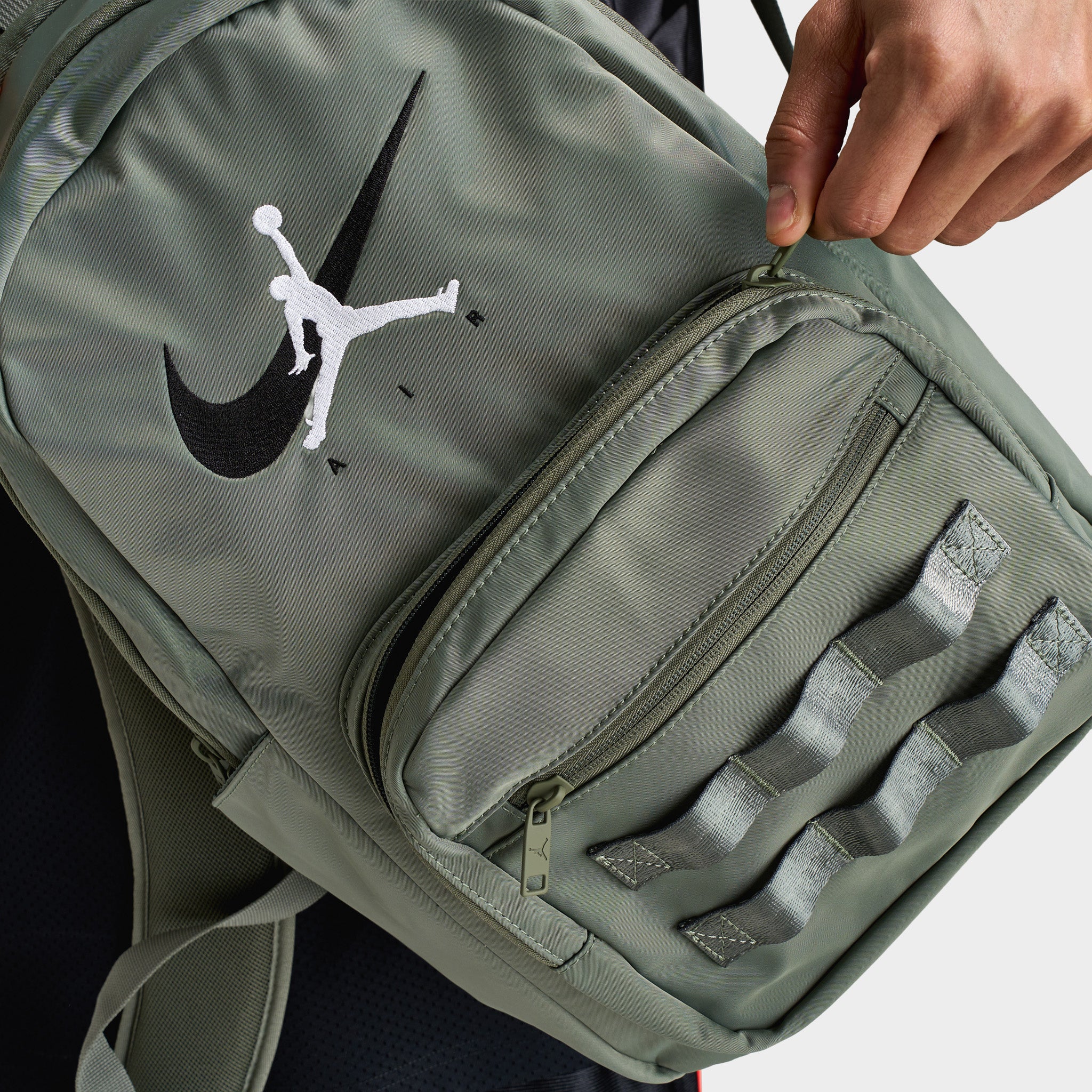 Jordan Legends Nylon Backpack/ Vintage LIchen - Image 4