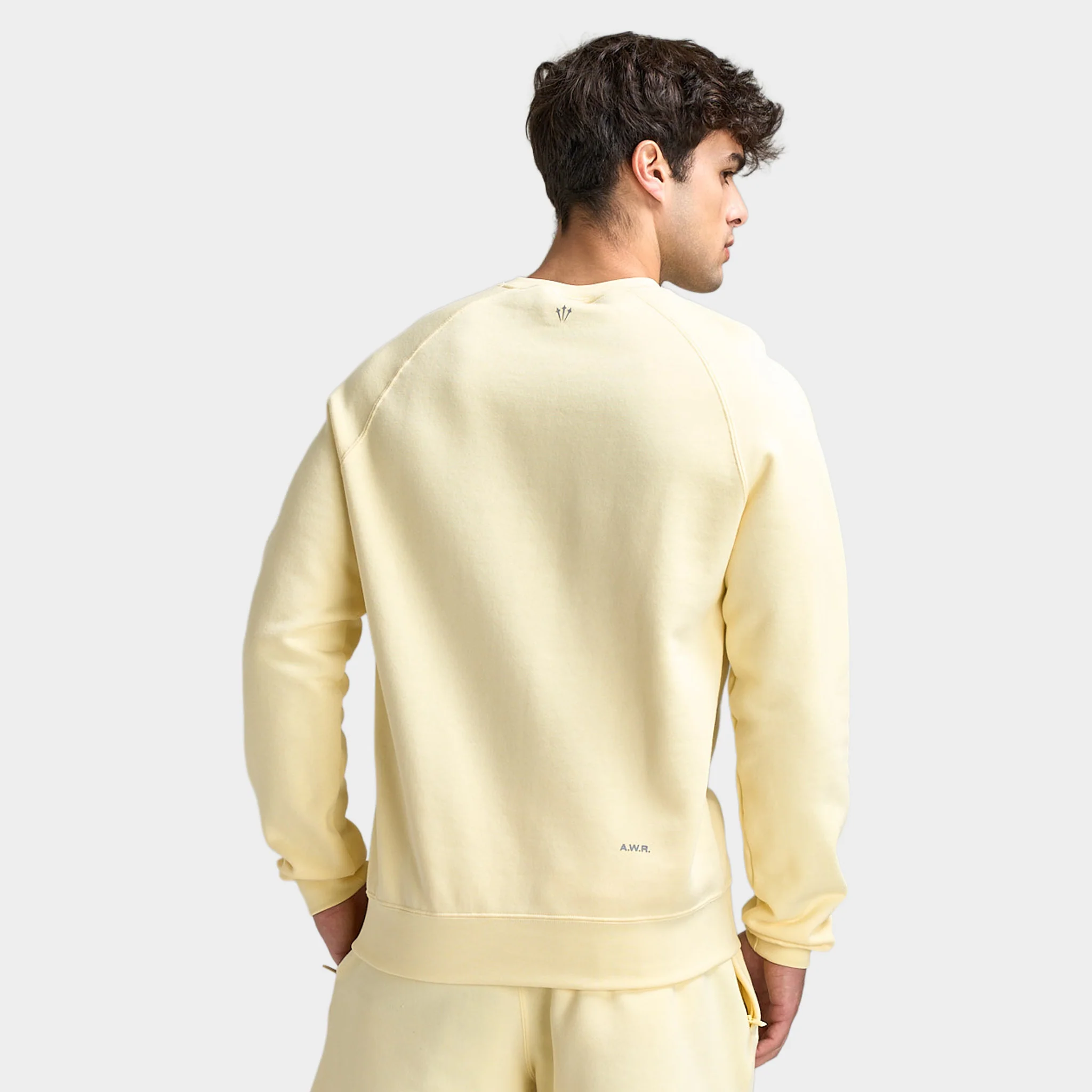 Nike Men's NOCTA Fleece Crew Sweatshirt Alabaster / Platinum Tint - Image 2