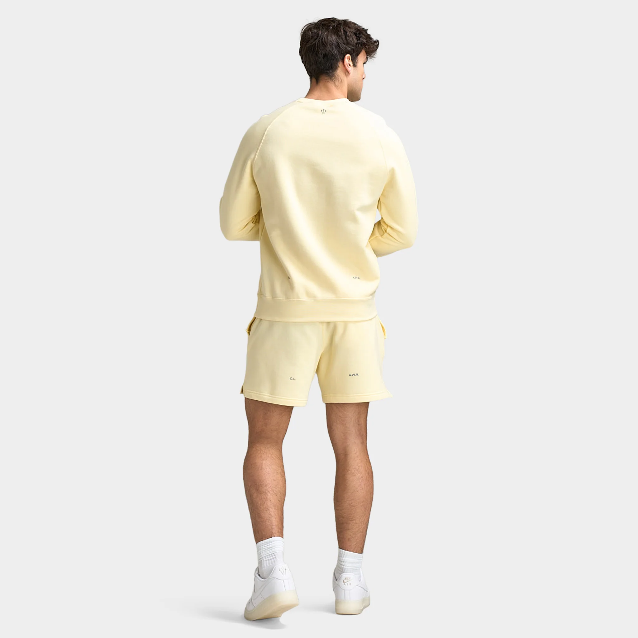Nike Men's NOCTA Fleece Crew Sweatshirt Alabaster / Platinum Tint - Image 6