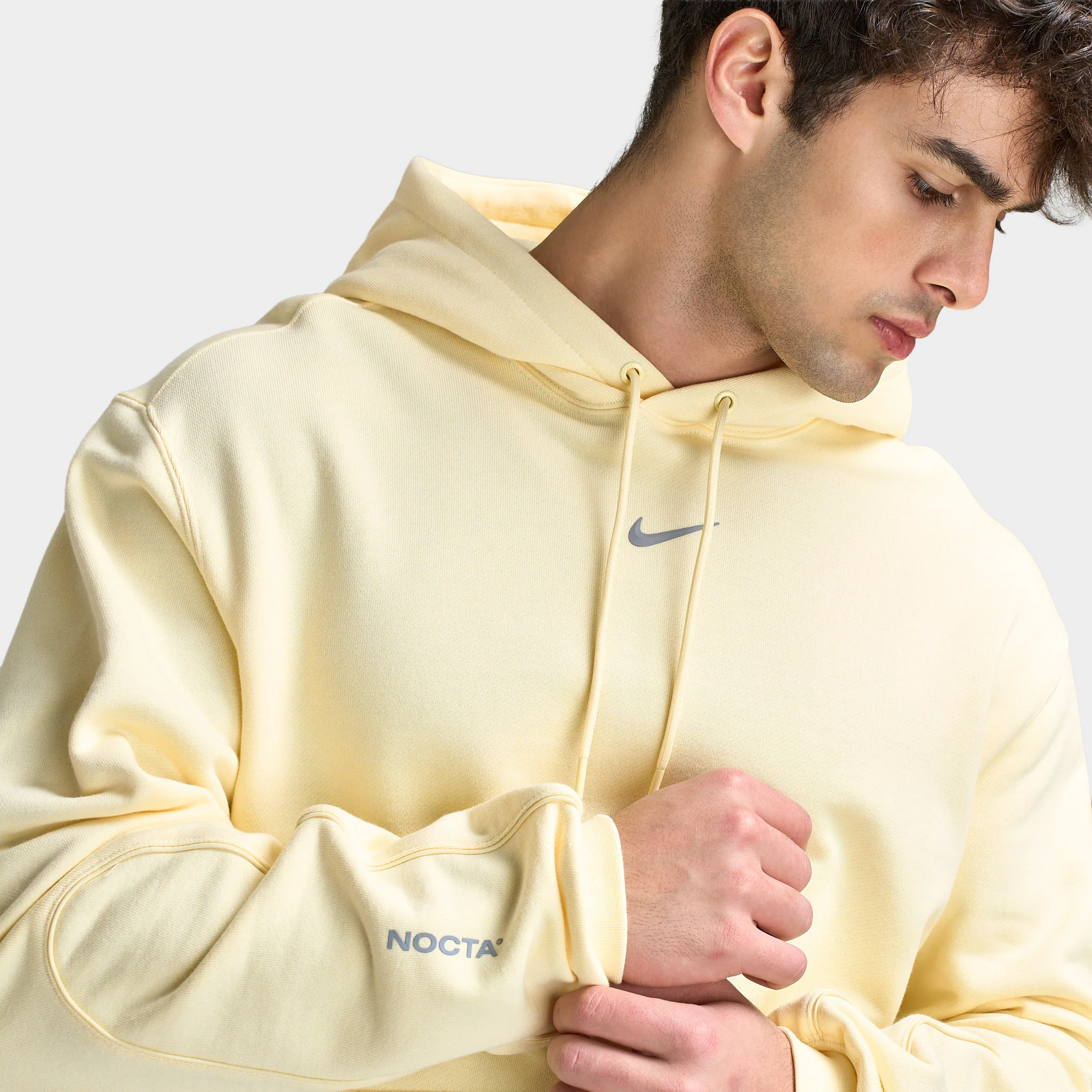Nike NOCTA Fleece CS Hoodie Alabaster / Platinum Tint - Image 3