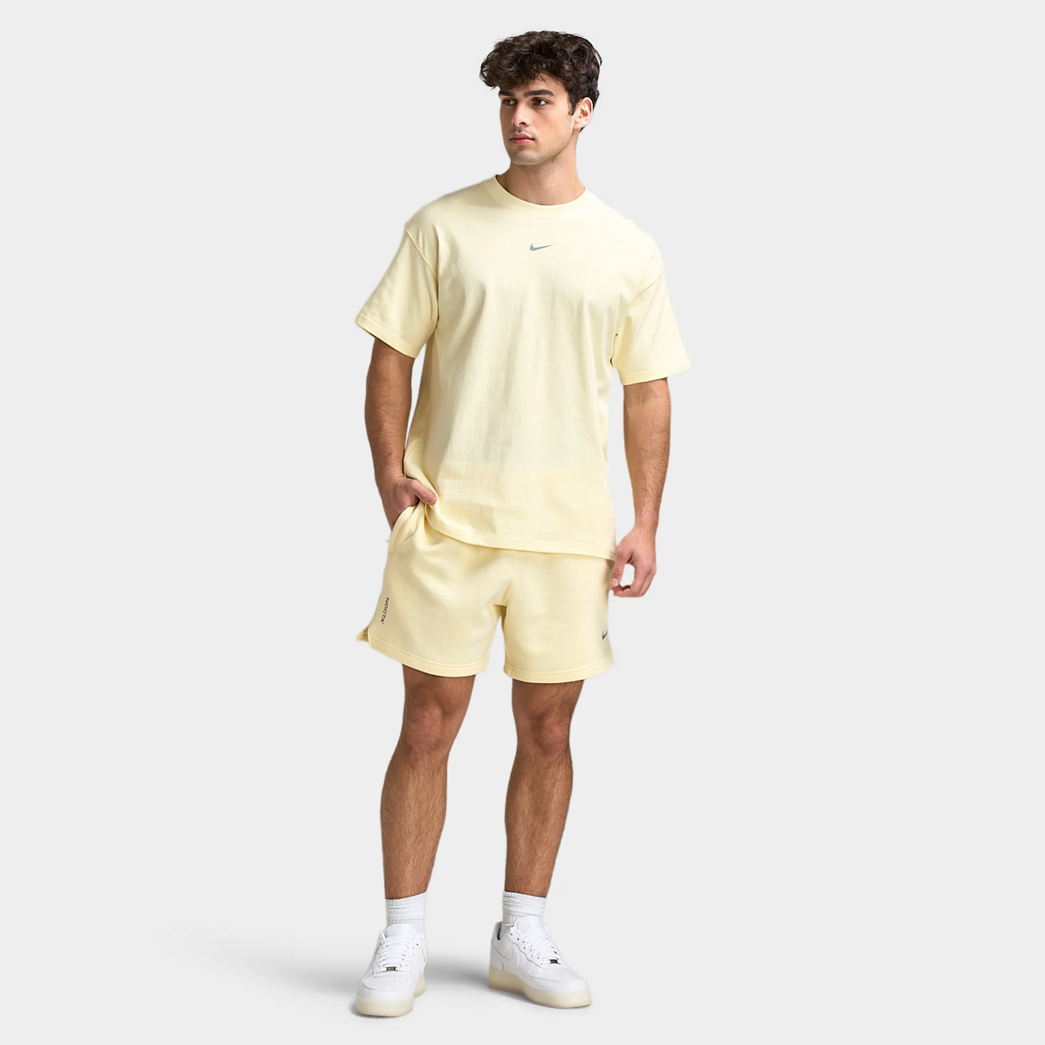 Nike NOCTA Fleece Shorts Alabaster / Platinum Tint - Image 6