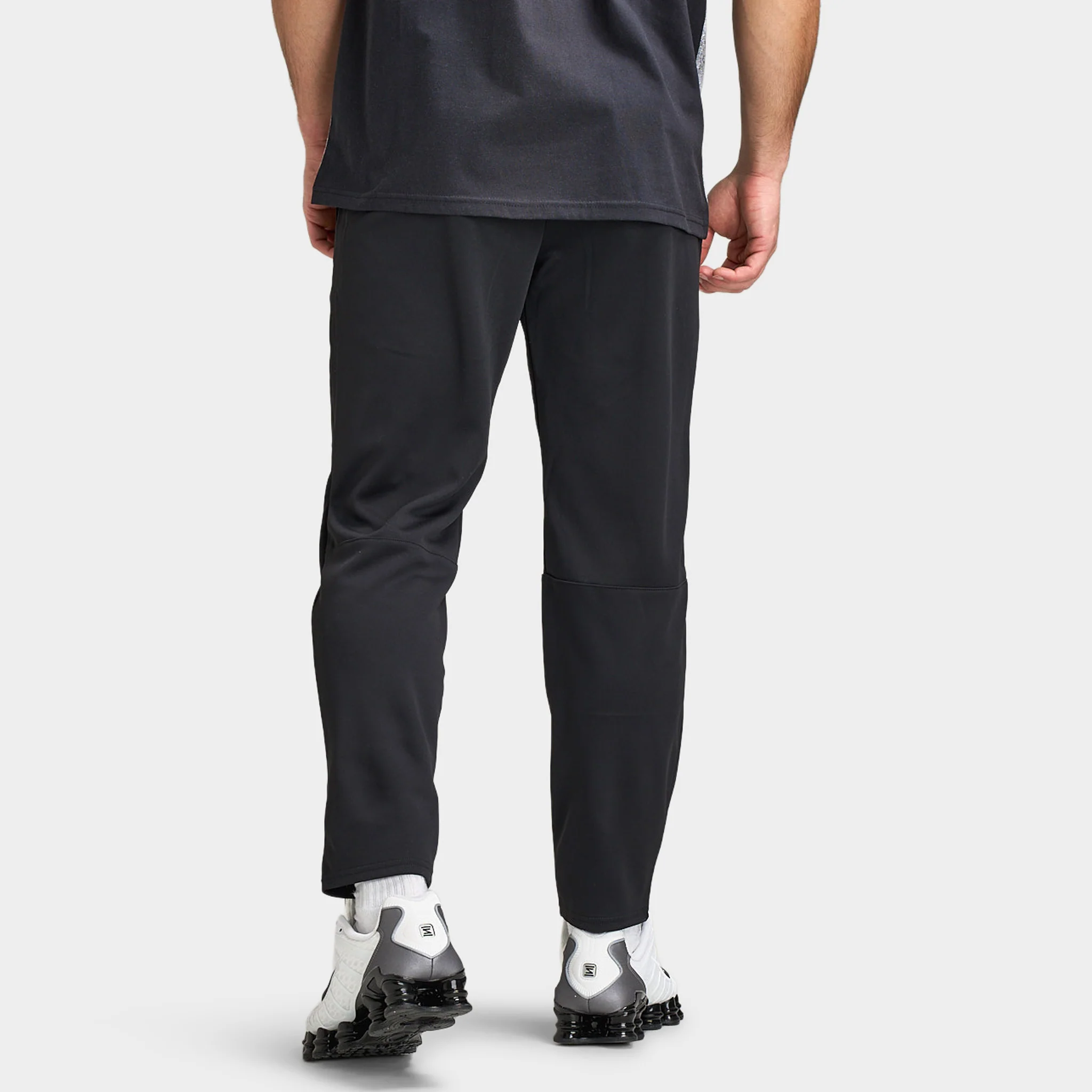 Nike Men's UV Flex Fleece Pant Black / Black - White - Image 4