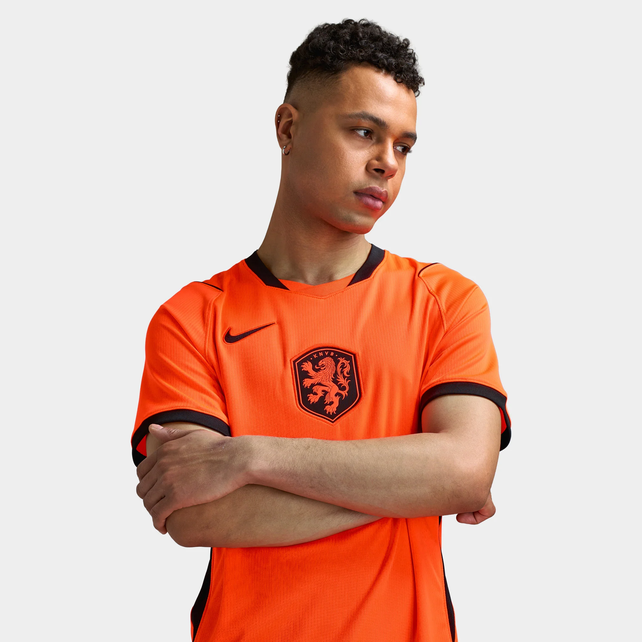 Nike Netherlands Home Jersey Hyper Crimson / Black - Image 4