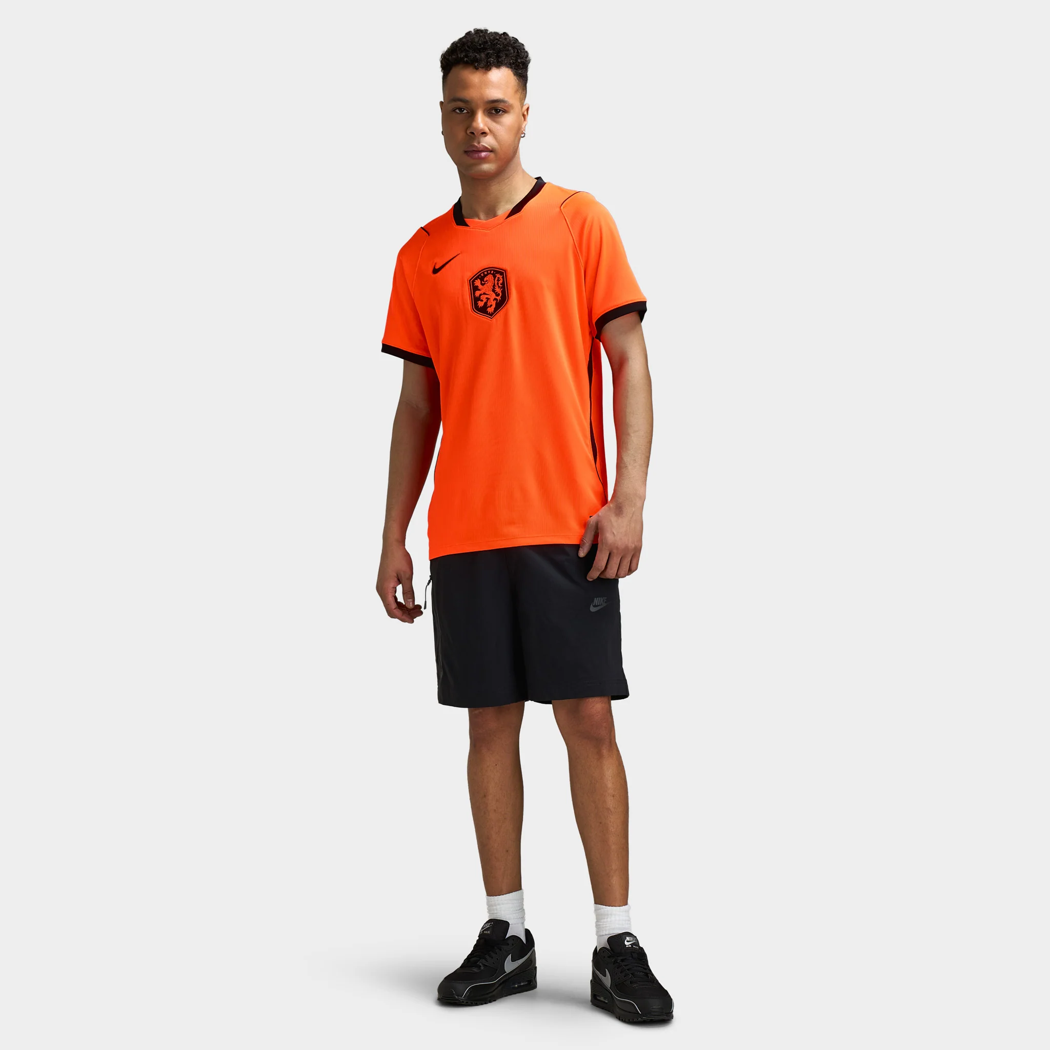 Nike Netherlands Home Jersey Hyper Crimson / Black - Image 5