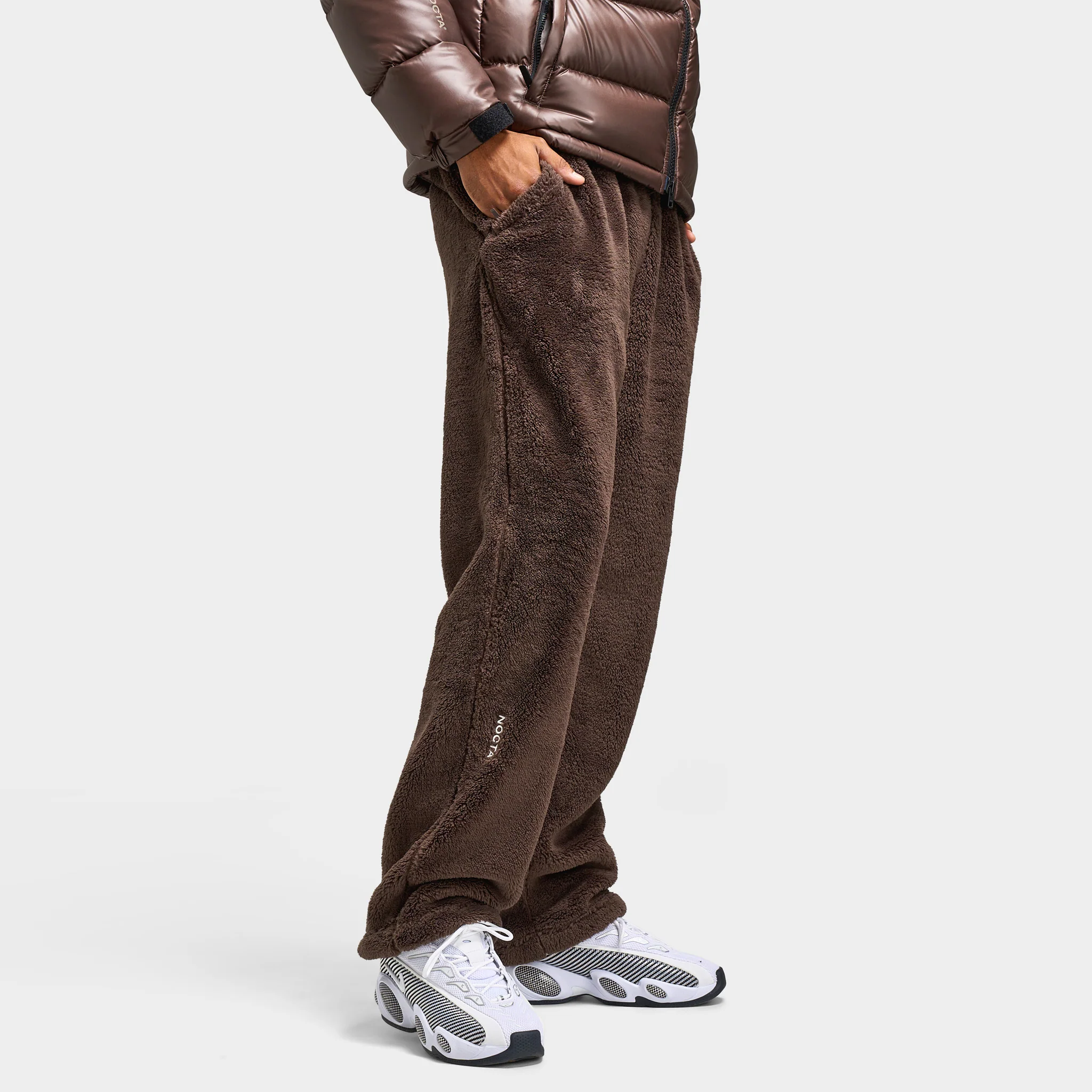Nike NOCTA Chalet Polar Pants Baroque Brown / Summit White - Image 4