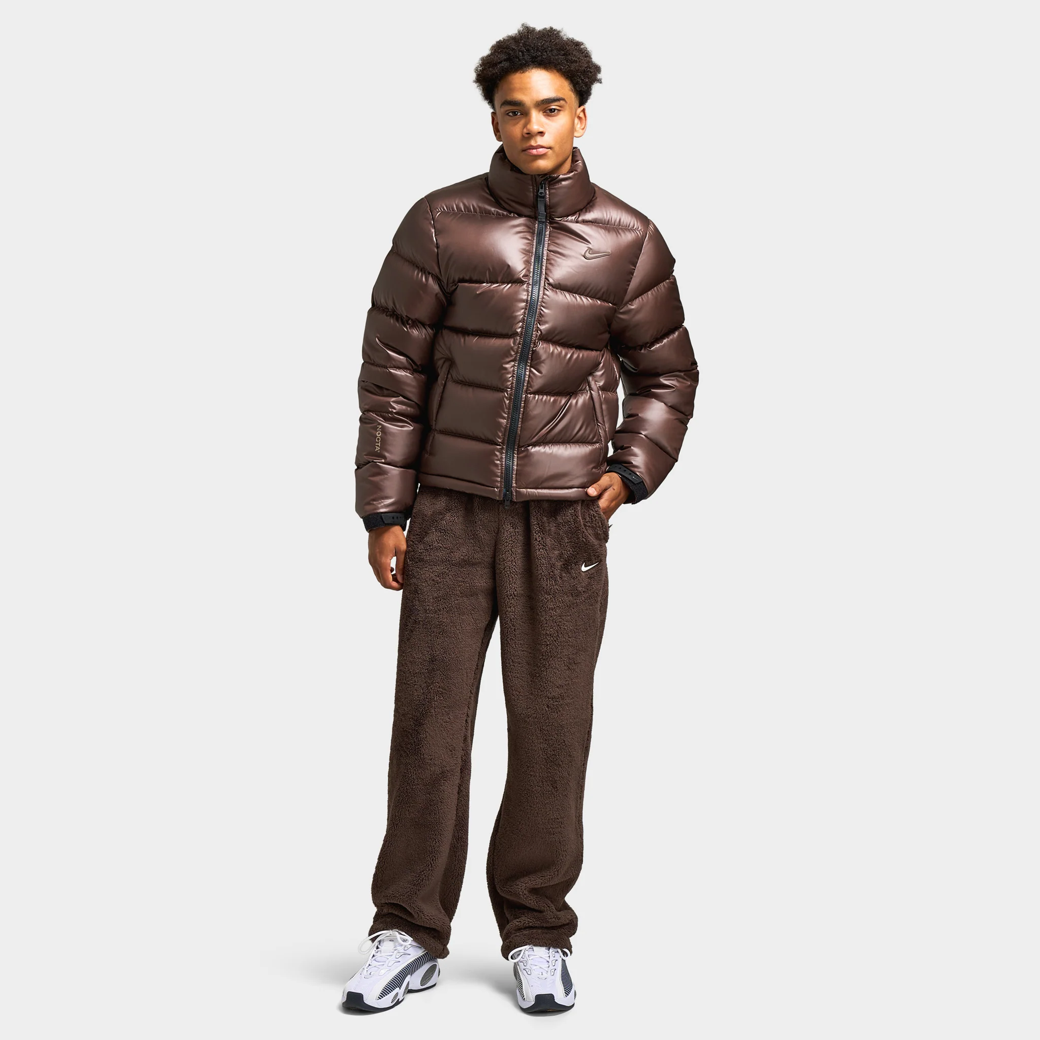 Nike NOCTA Chalet Polar Pants Baroque Brown / Summit White - Image 6