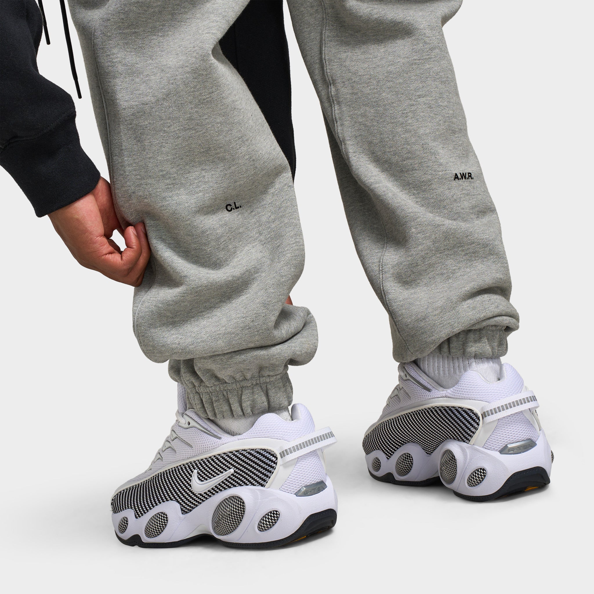 Nike NOCTA Cardinal Fleece Sweatpants Dark Heather Grey / Black - Image 5