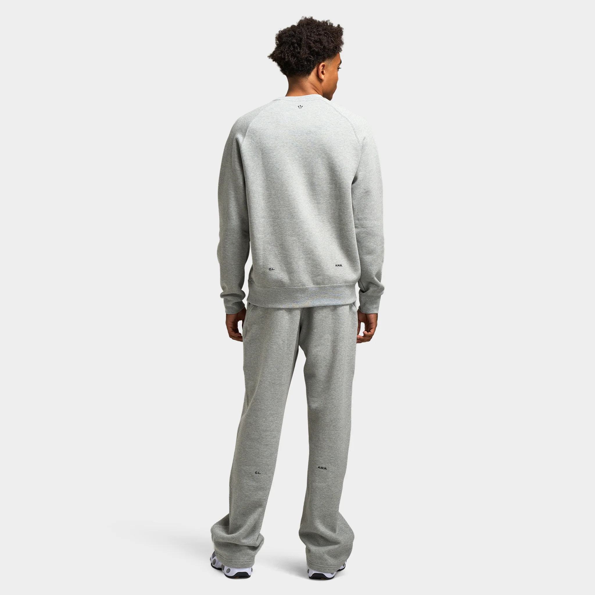 Nike NOCTA Fleece CS Crewneck Dark Grey Heather / Black - Image 5