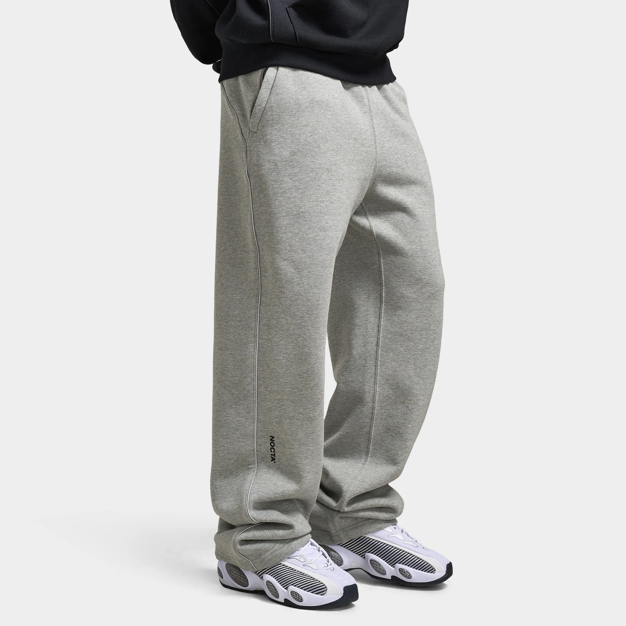 Nike NOCTA Fleece CS Open-Hem Sweatpants / Dark Grey Heather - Image 4