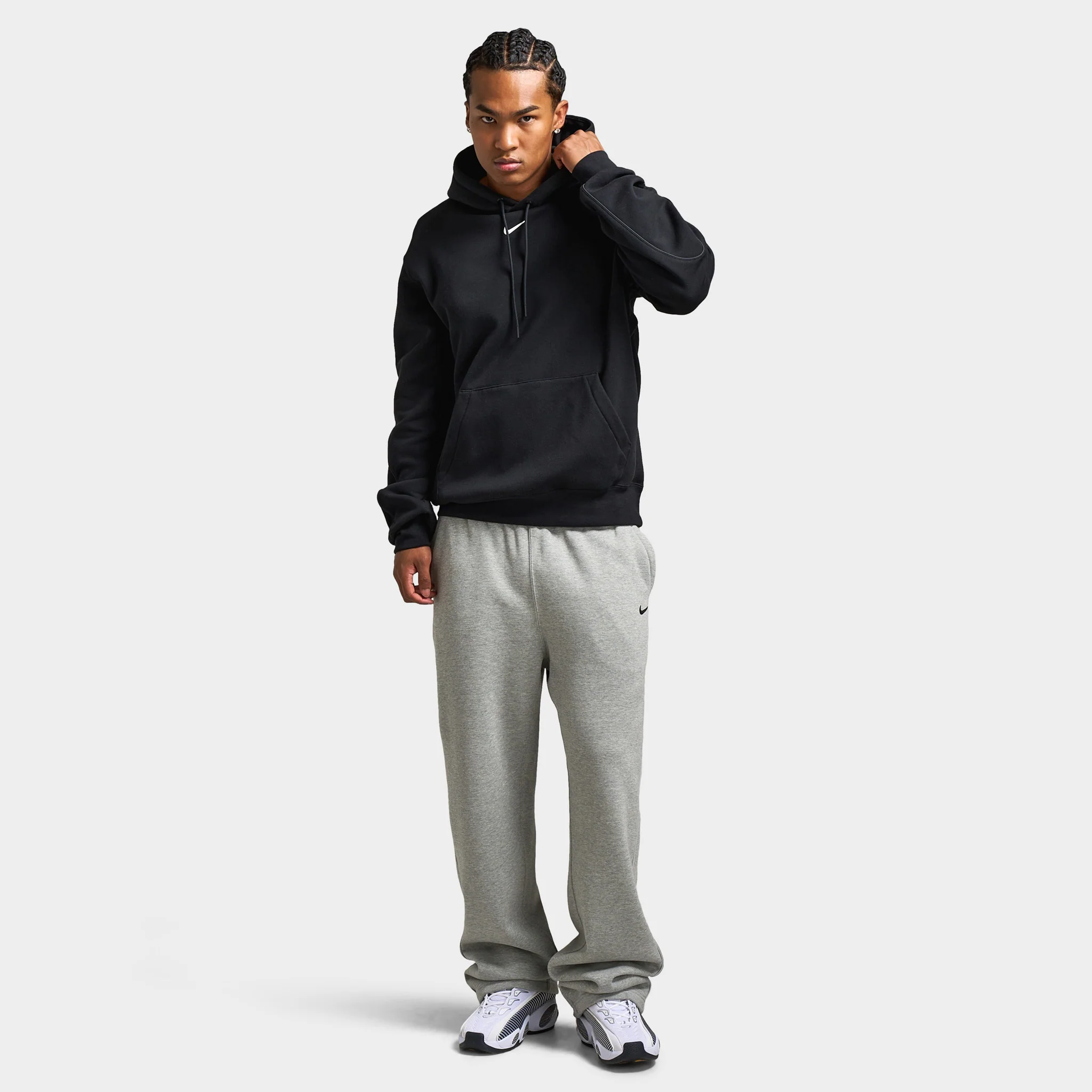 Nike NOCTA Fleece CS Open-Hem Sweatpants / Dark Grey Heather - Image 7
