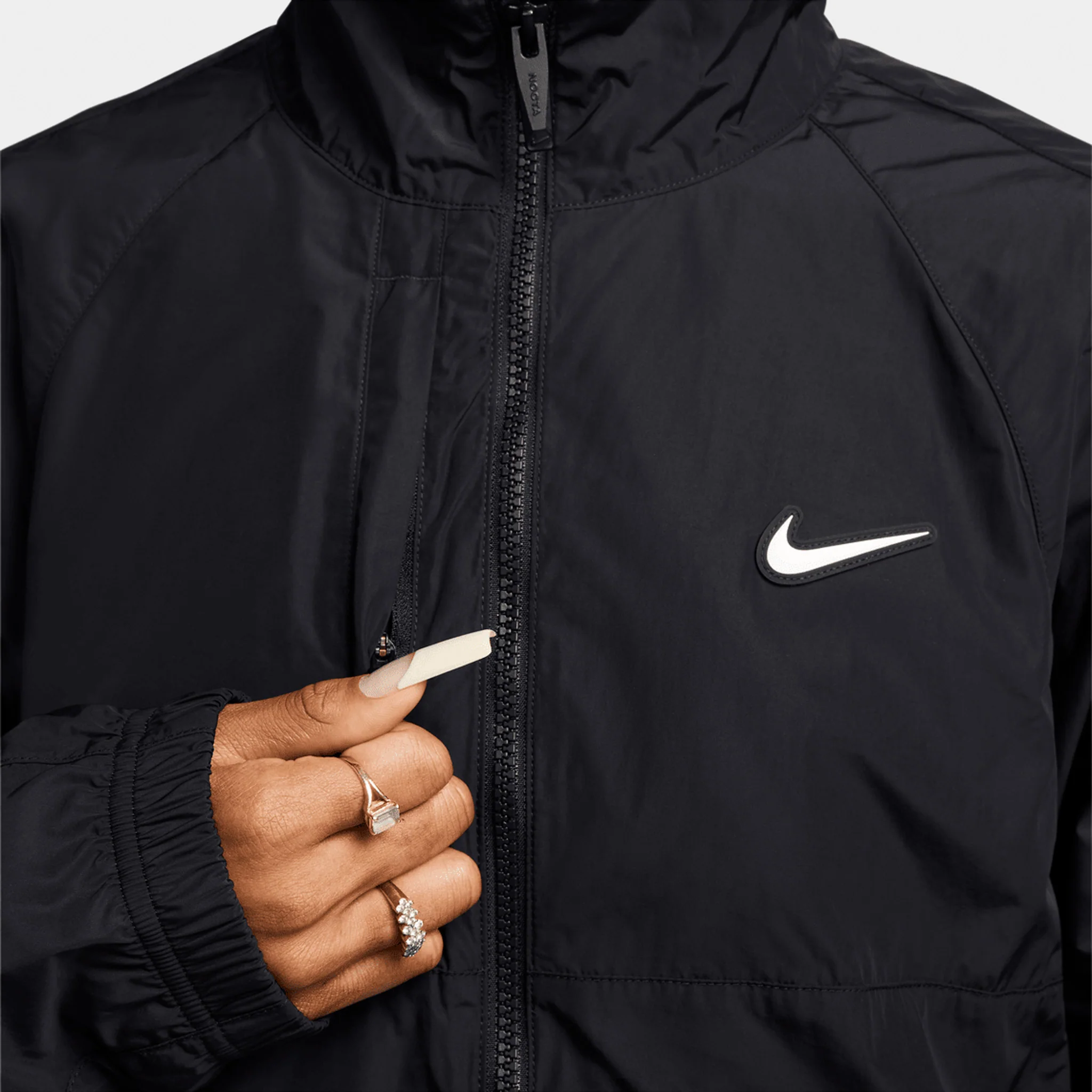Nike Nocta NRG Cardinal  Woven Track Jacket Black / White - Image 12