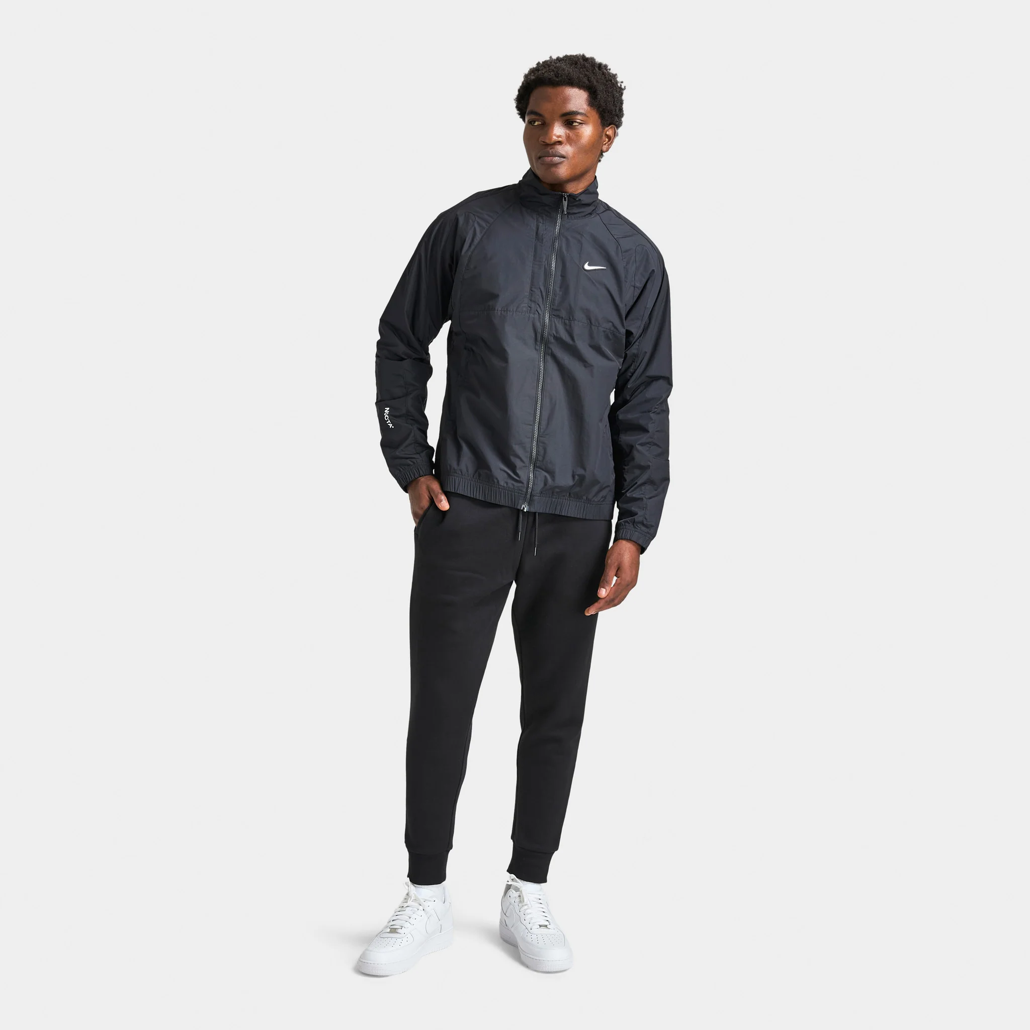 Nike Nocta NRG Cardinal  Woven Track Jacket Black / White - Image 7