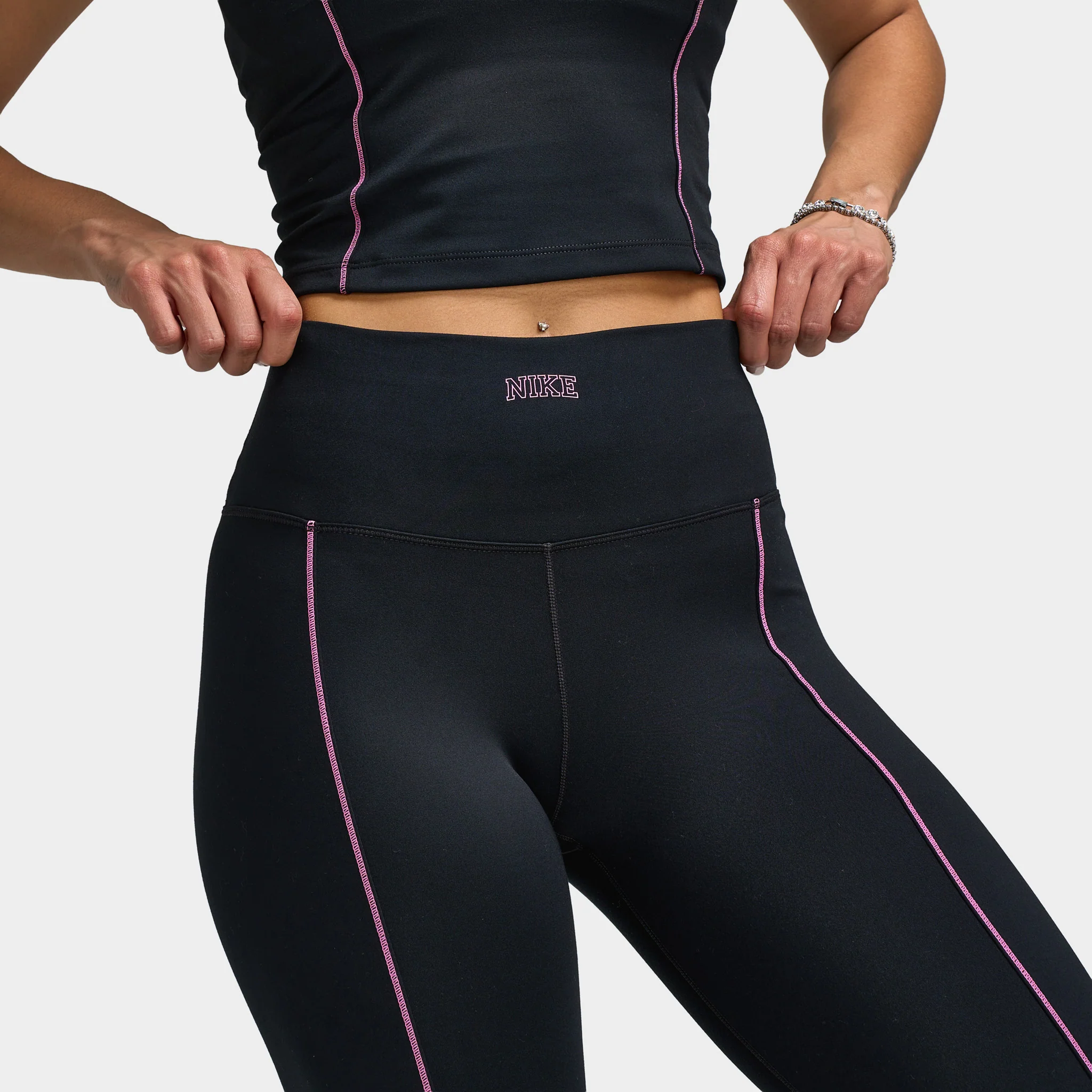 Nike One Women's Dri Fit High Rise Tight / Black - Image 5