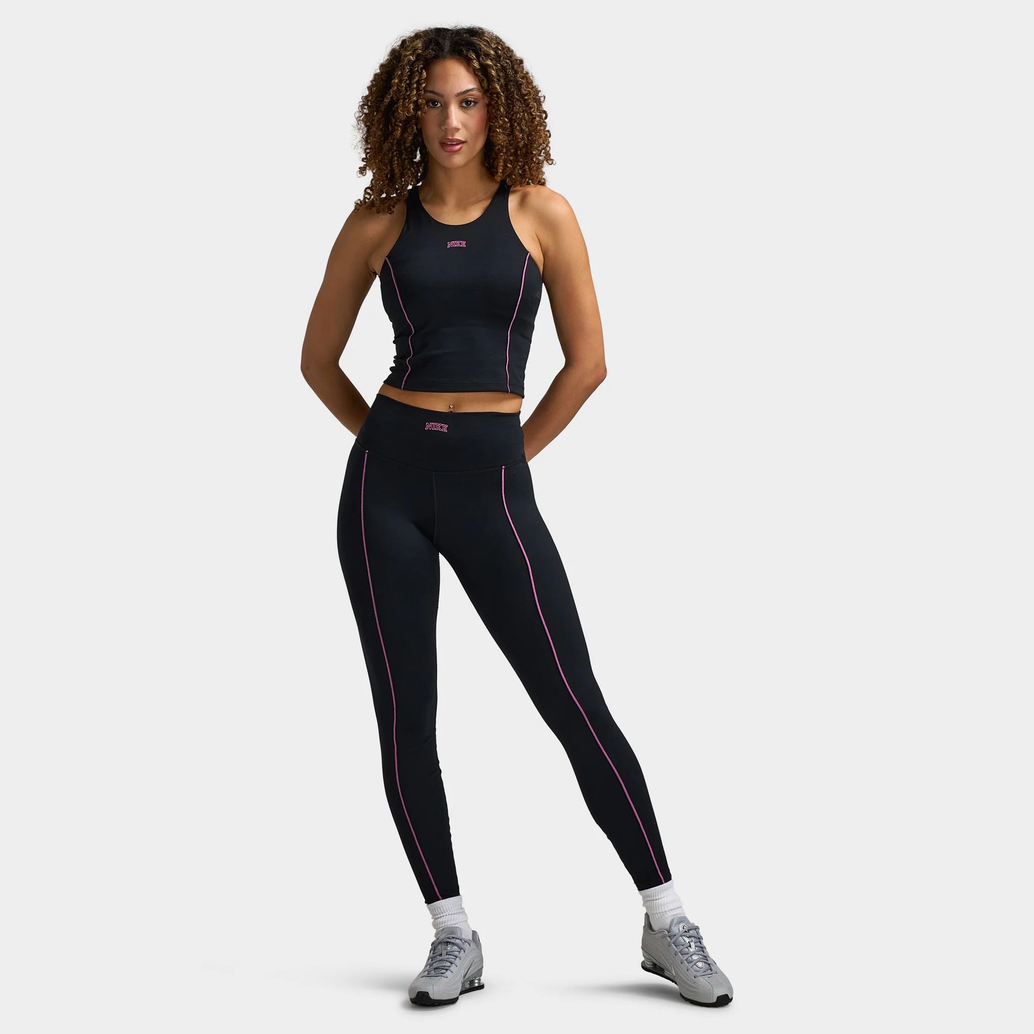 Nike One Women's Dri Fit High Rise Tight / Black - Image 6