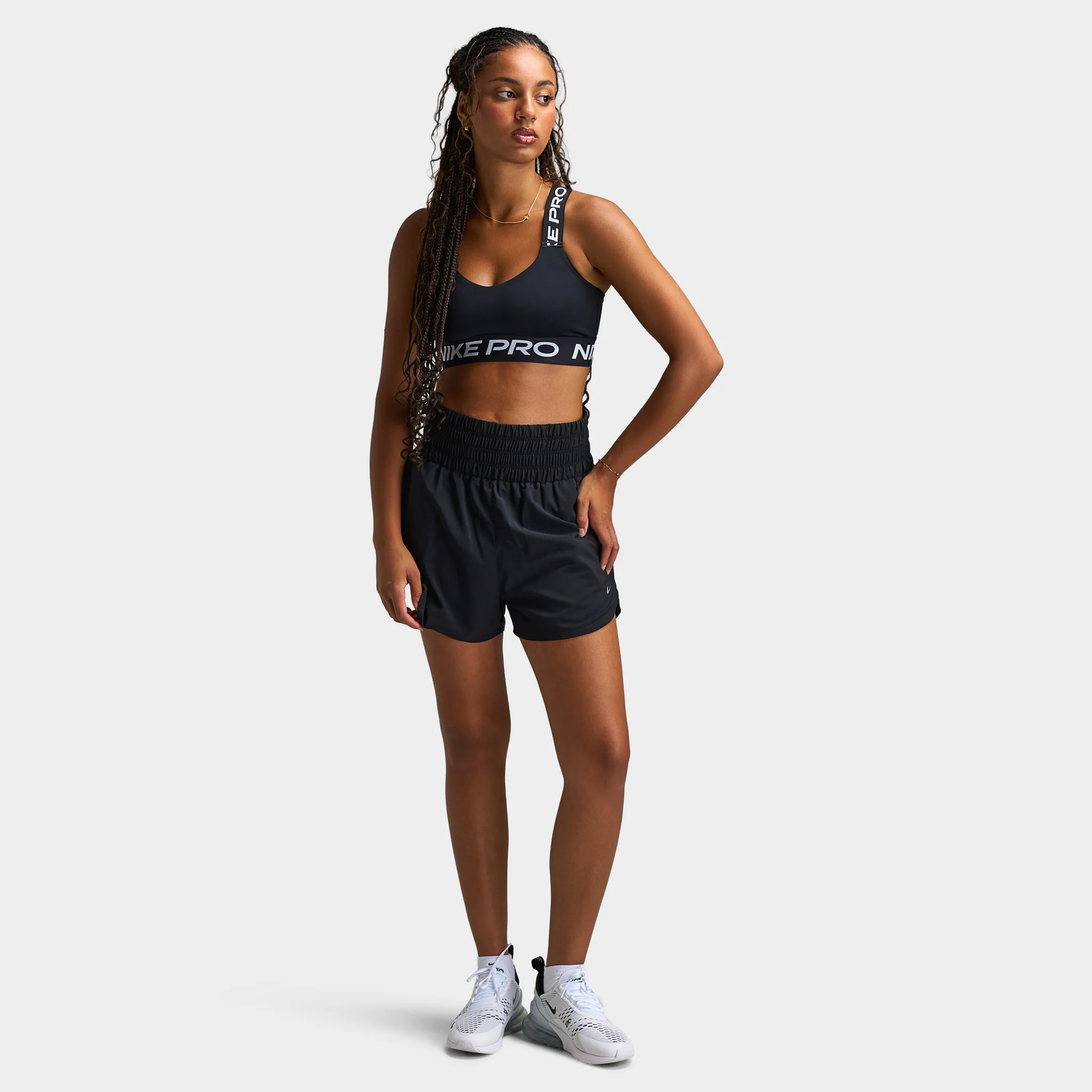 Nike One Women's Dri-FIT Ultra High-Waisted 3" Brief-Lined Shorts / Black - Image 6