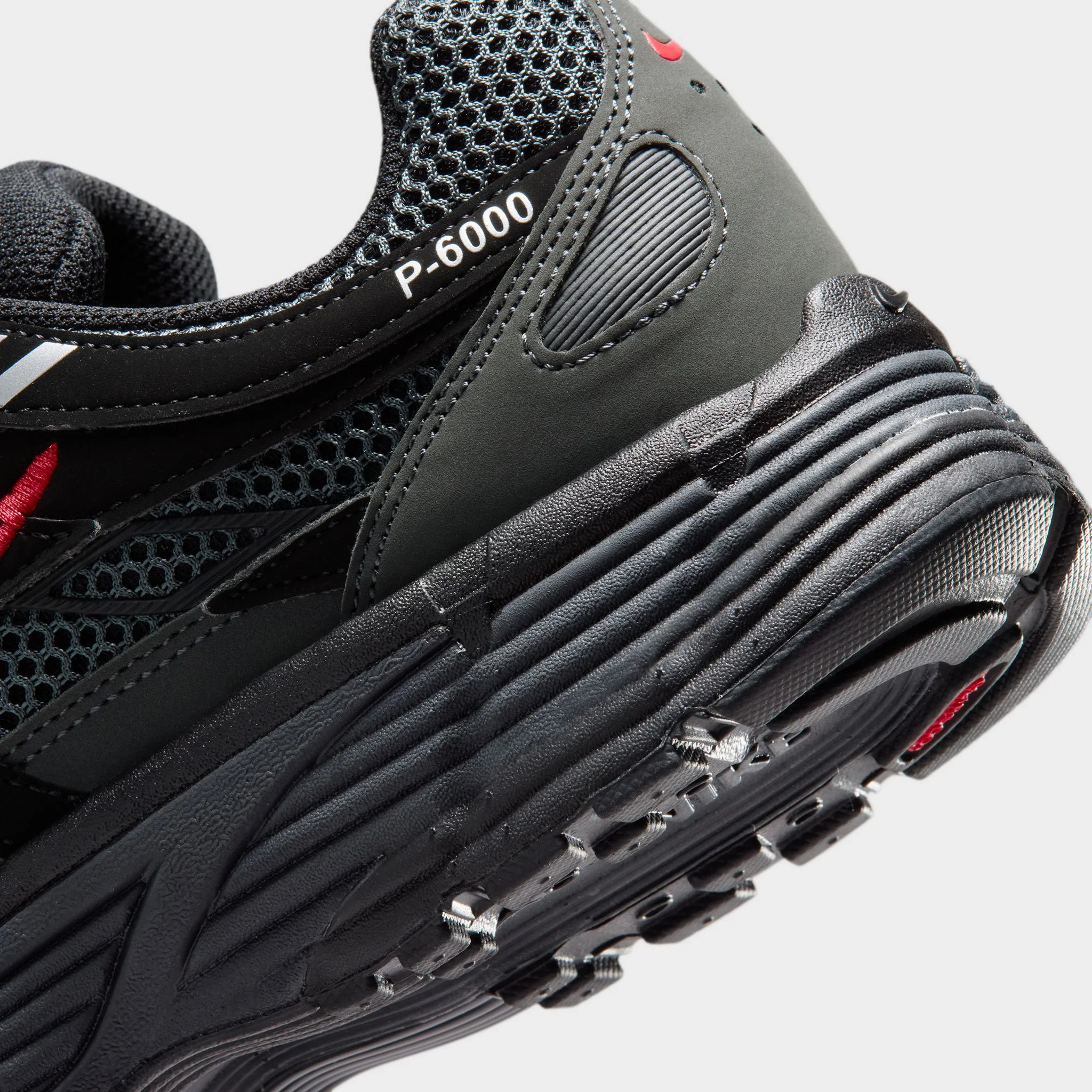 Nike P-6000 Dark Smoke Grey / Black - Metallic Silver - Image 4
