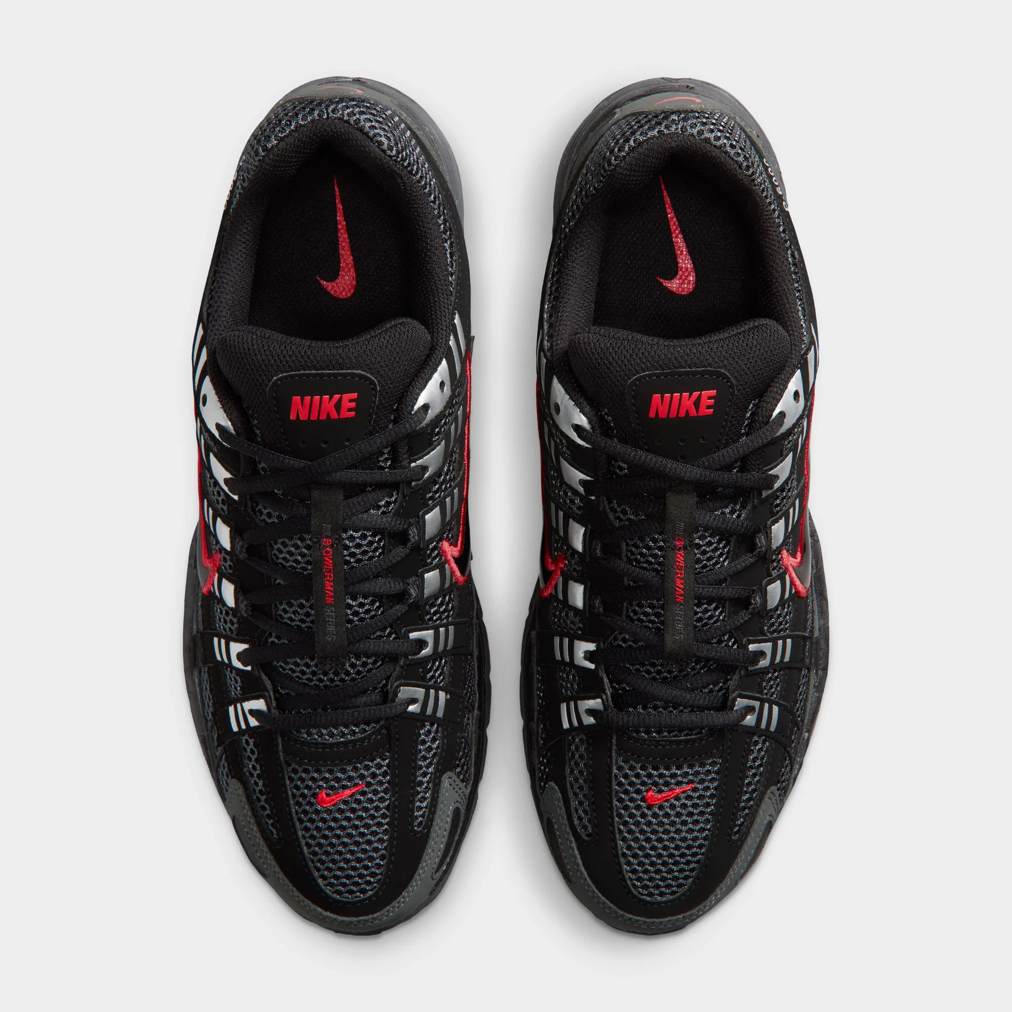 Nike P-6000 Dark Smoke Grey / Black - Metallic Silver - Image 6