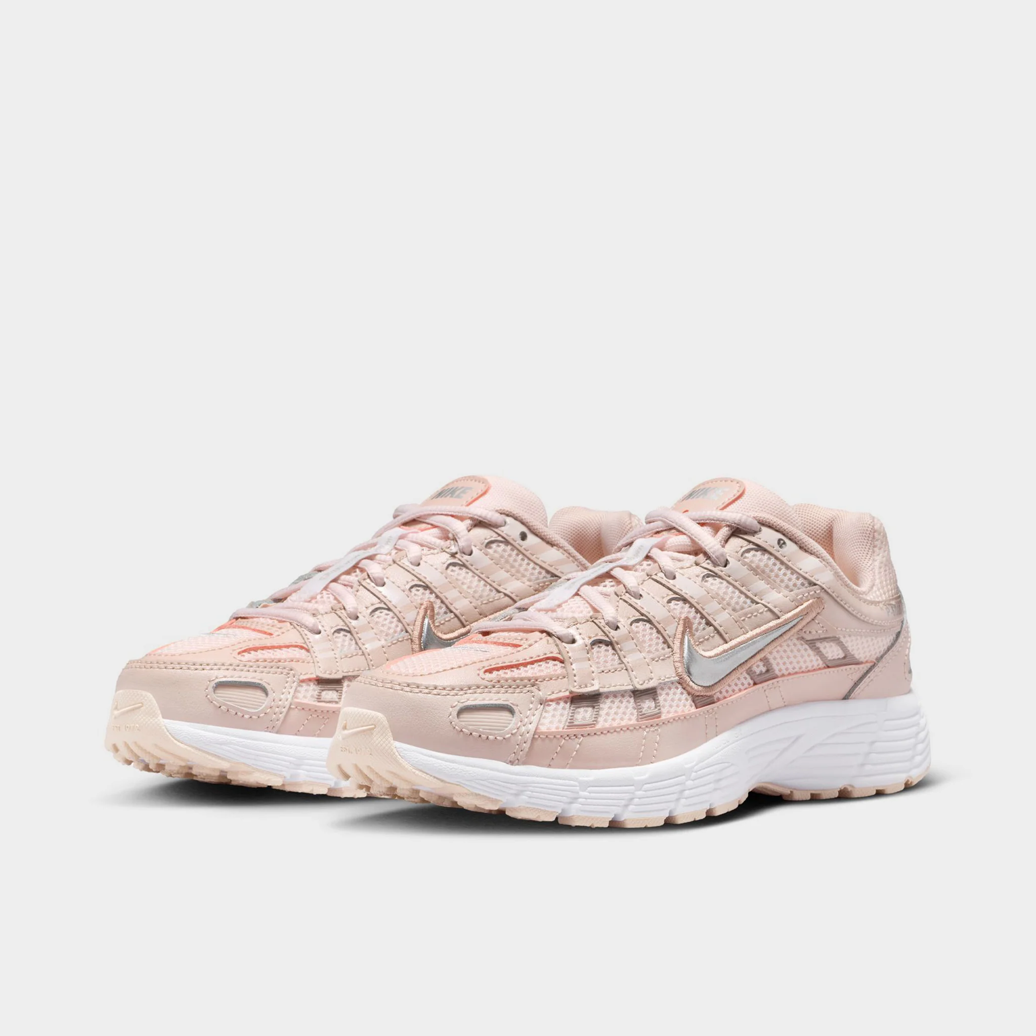 Nike P-6000 GS Silt Red / Metallic Silver - Light Soft Pink - Image 2