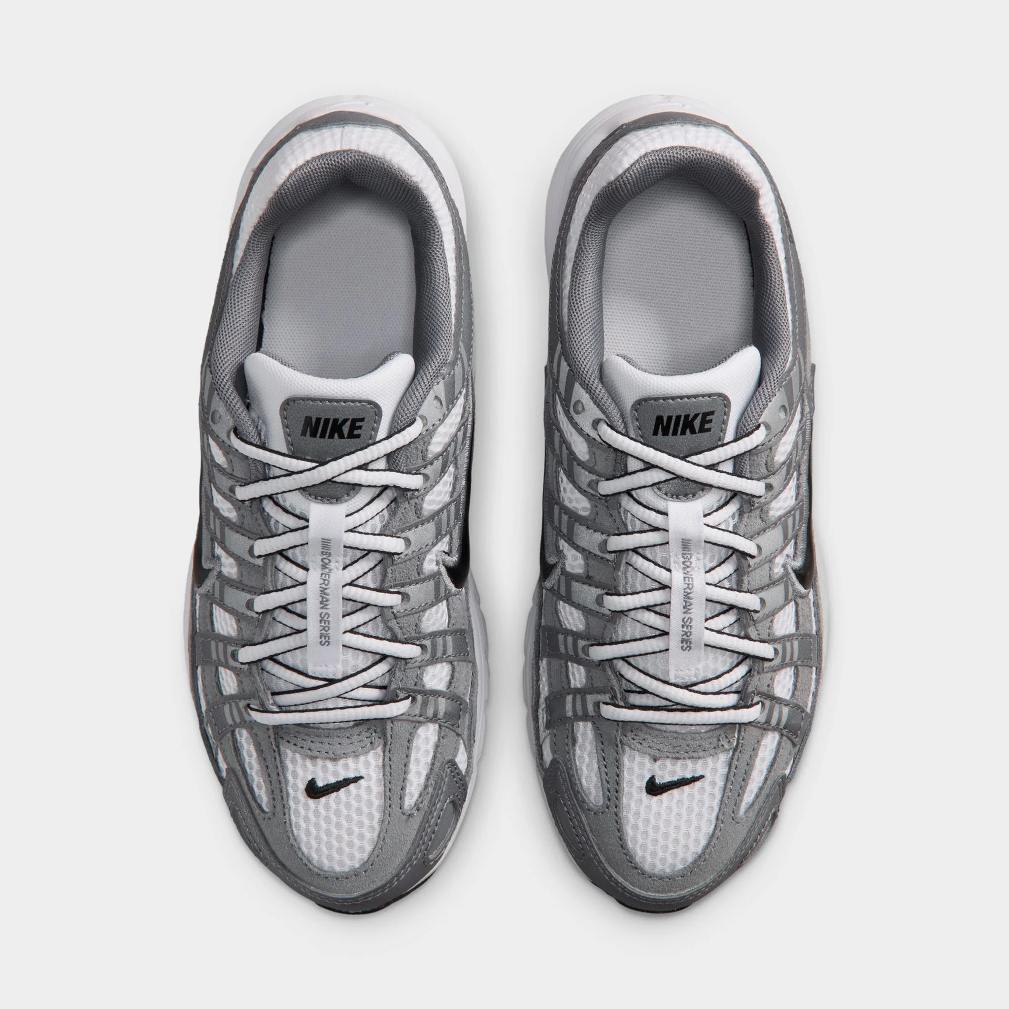 Nike P-6000 GS White / Black - Metallic Cool Grey - Image 6