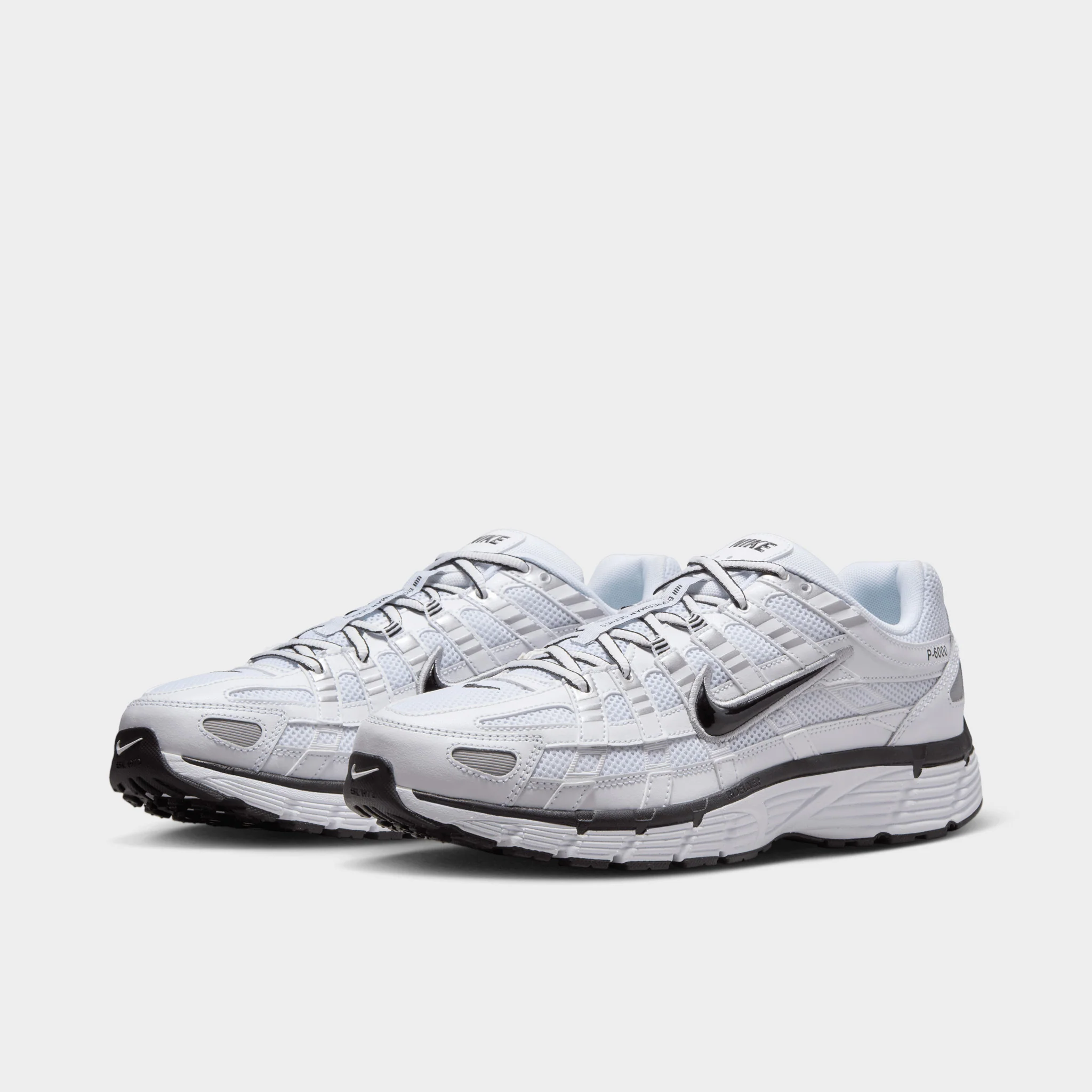 Nike P-6000 White / Black - Metallic Silver - Image 2