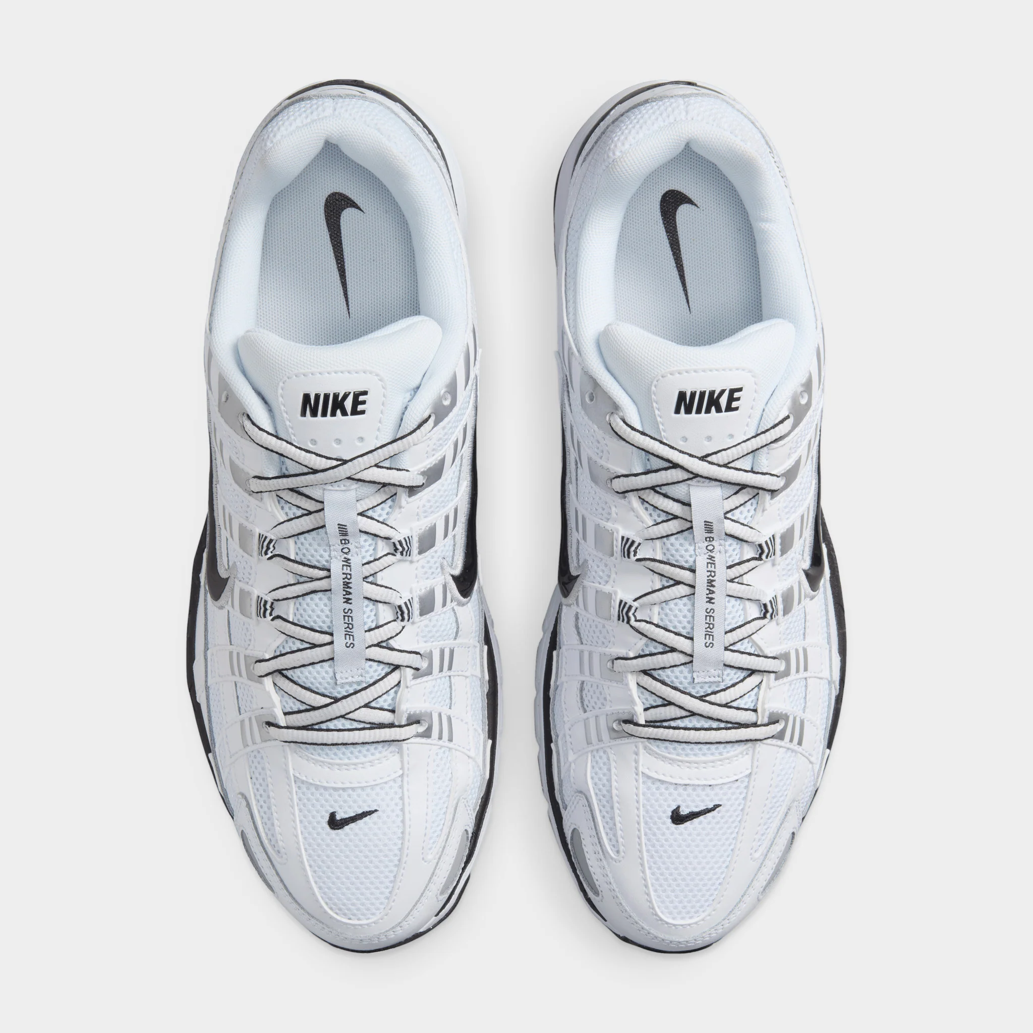 Nike P-6000 White / Black - Metallic Silver - Image 5