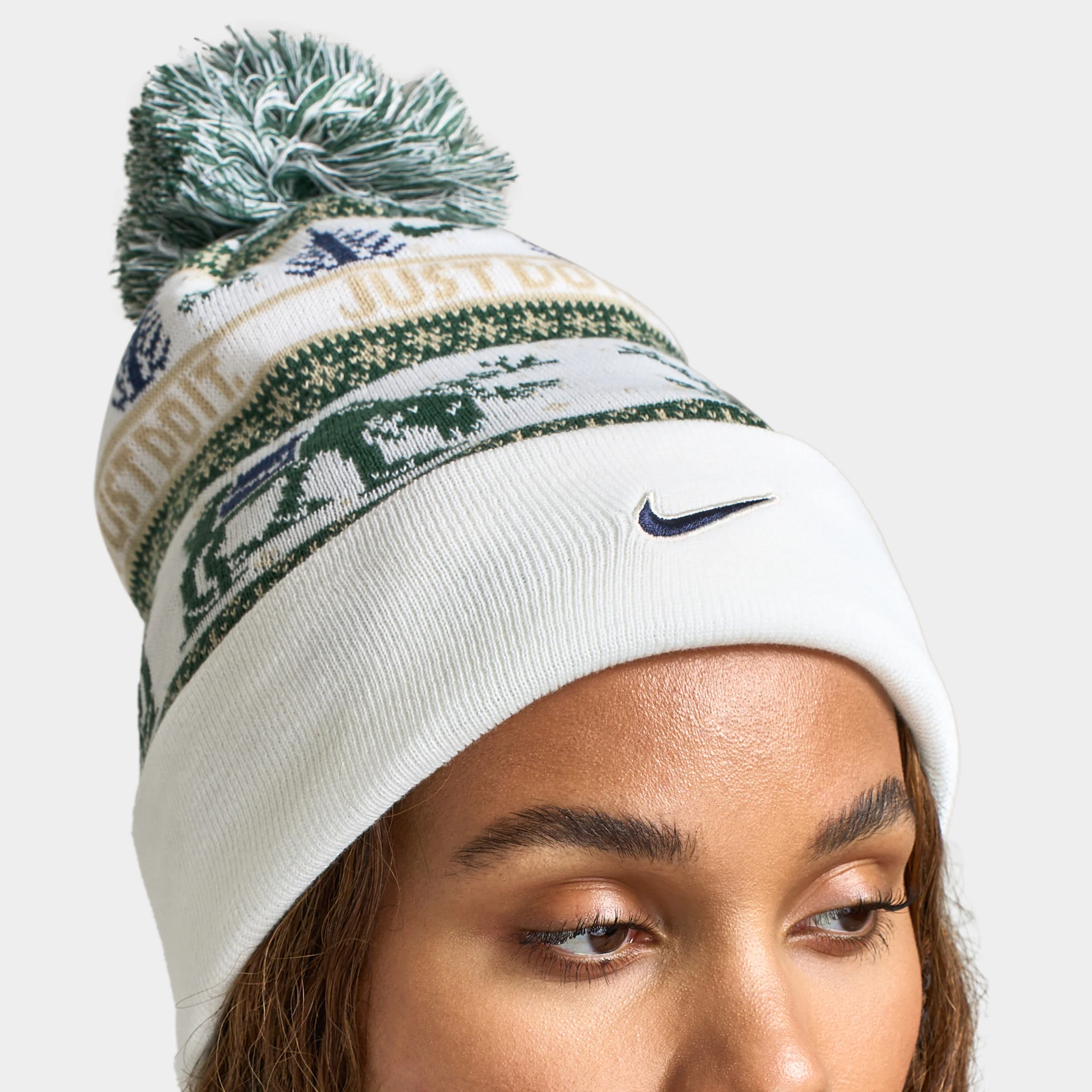 Nike Peak Beanie Sail / Fir - Midnight Navy - Image 3