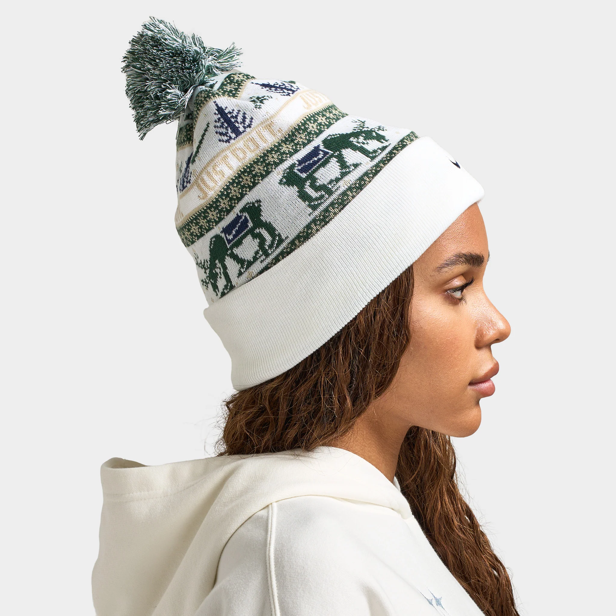 Nike Peak Beanie Sail / Fir - Midnight Navy - Image 4