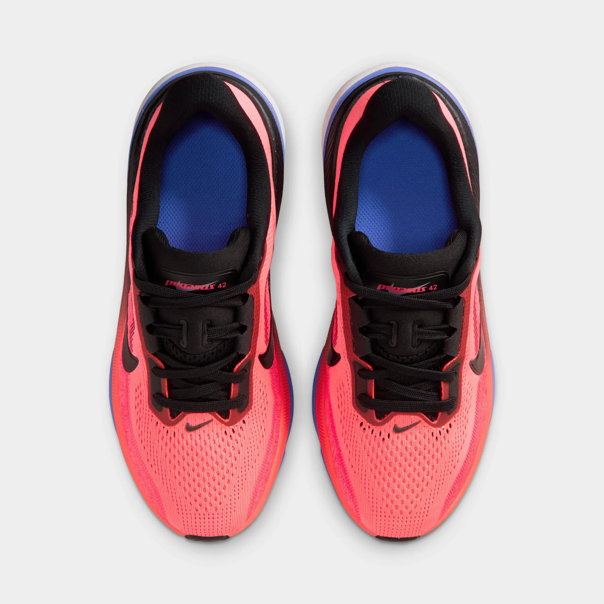 Nike Pegasus 42 GS Arctic Orange / Black - Flash Crimson - Image 6