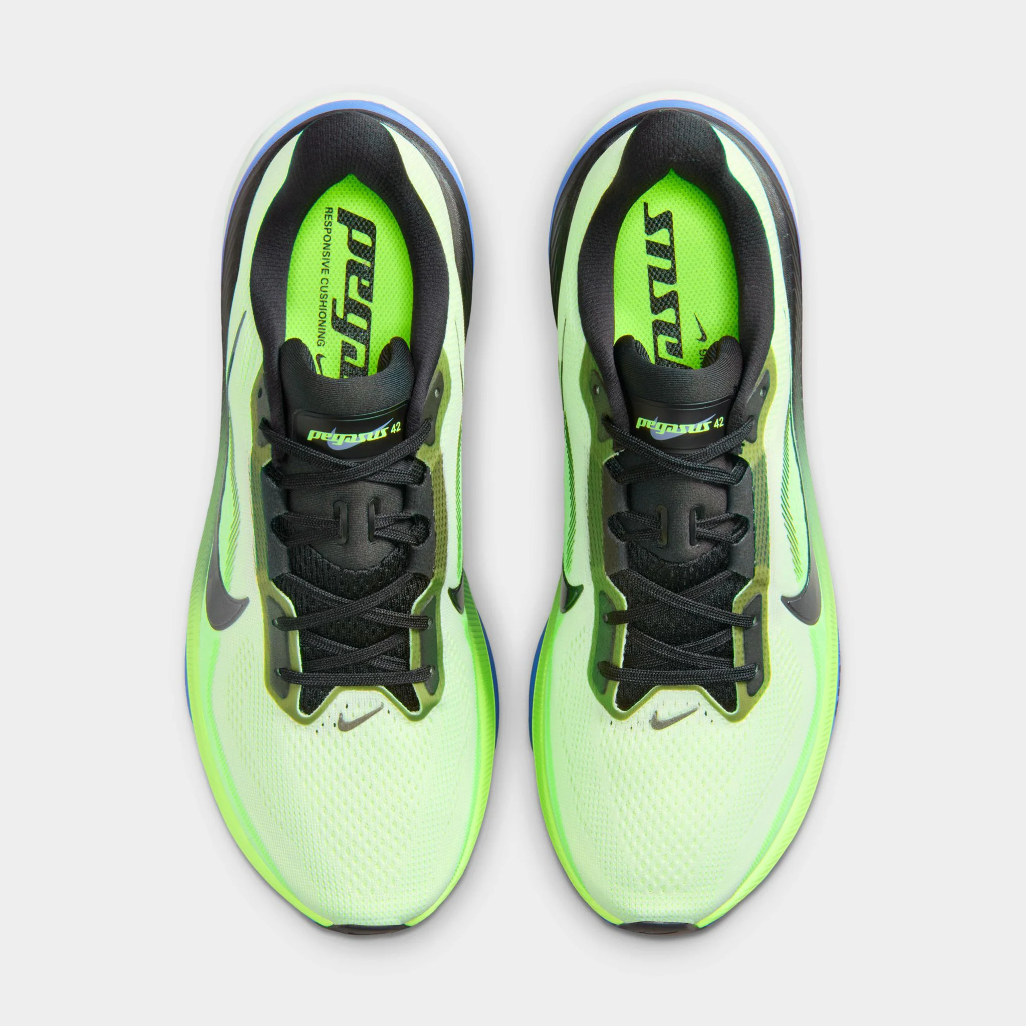 Nike Pegasus 42 Volt Tint / Black Spruce - Sapphire - Image 6