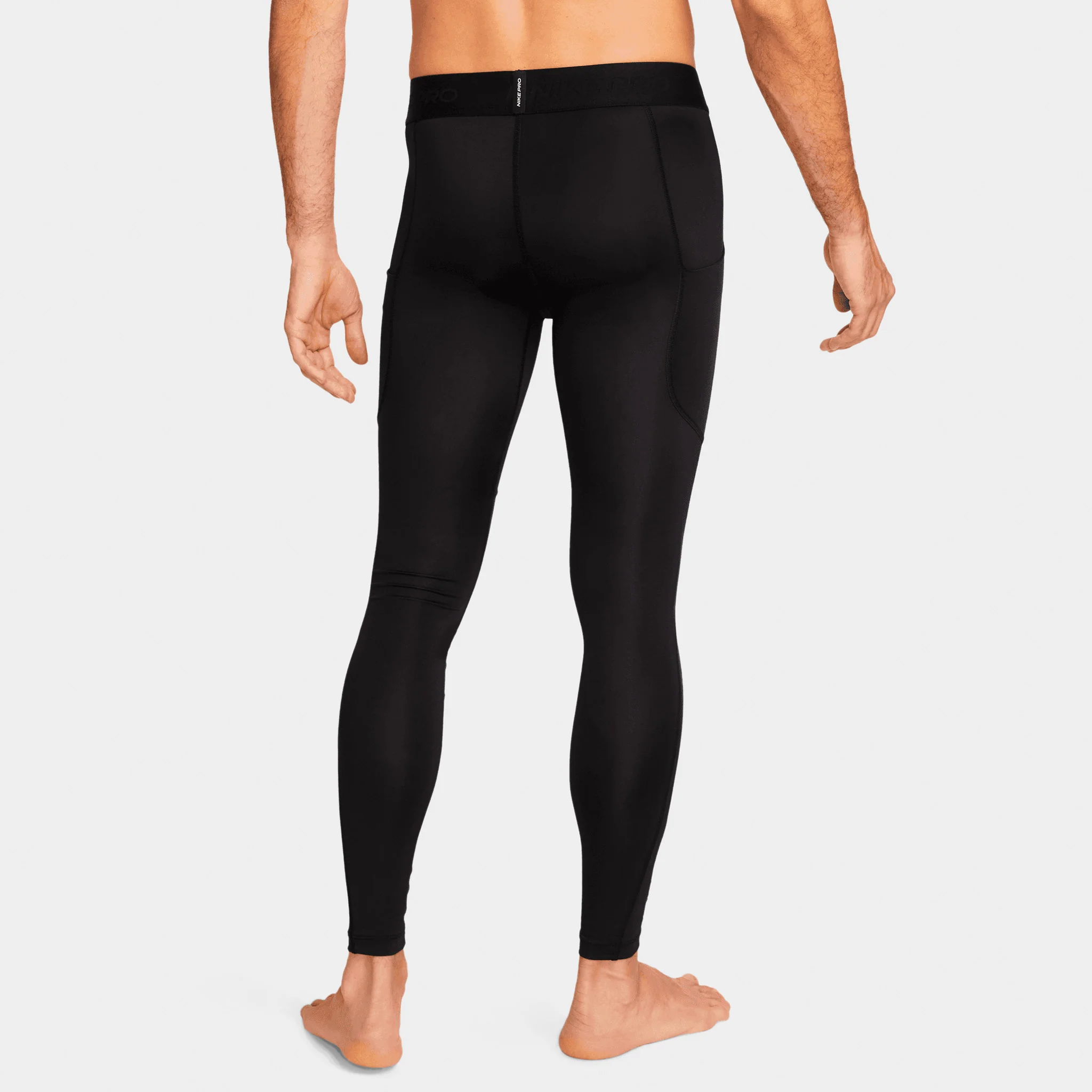 Nike Pro Dri-FIT Fitness Tights Black / White - Image 2