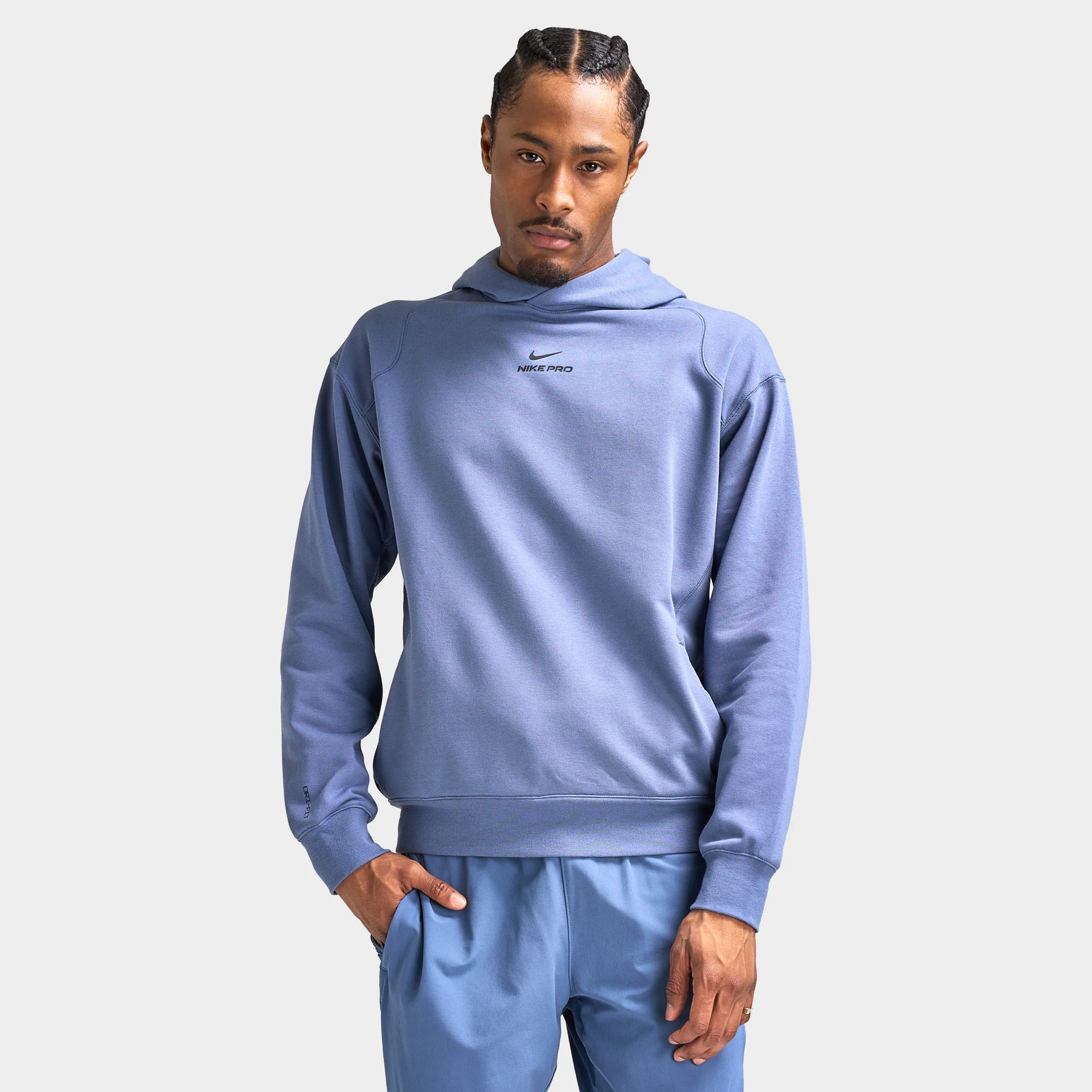 Nike Pro Dri-FIT Training Hoodie / Diffused Blue - Image 5