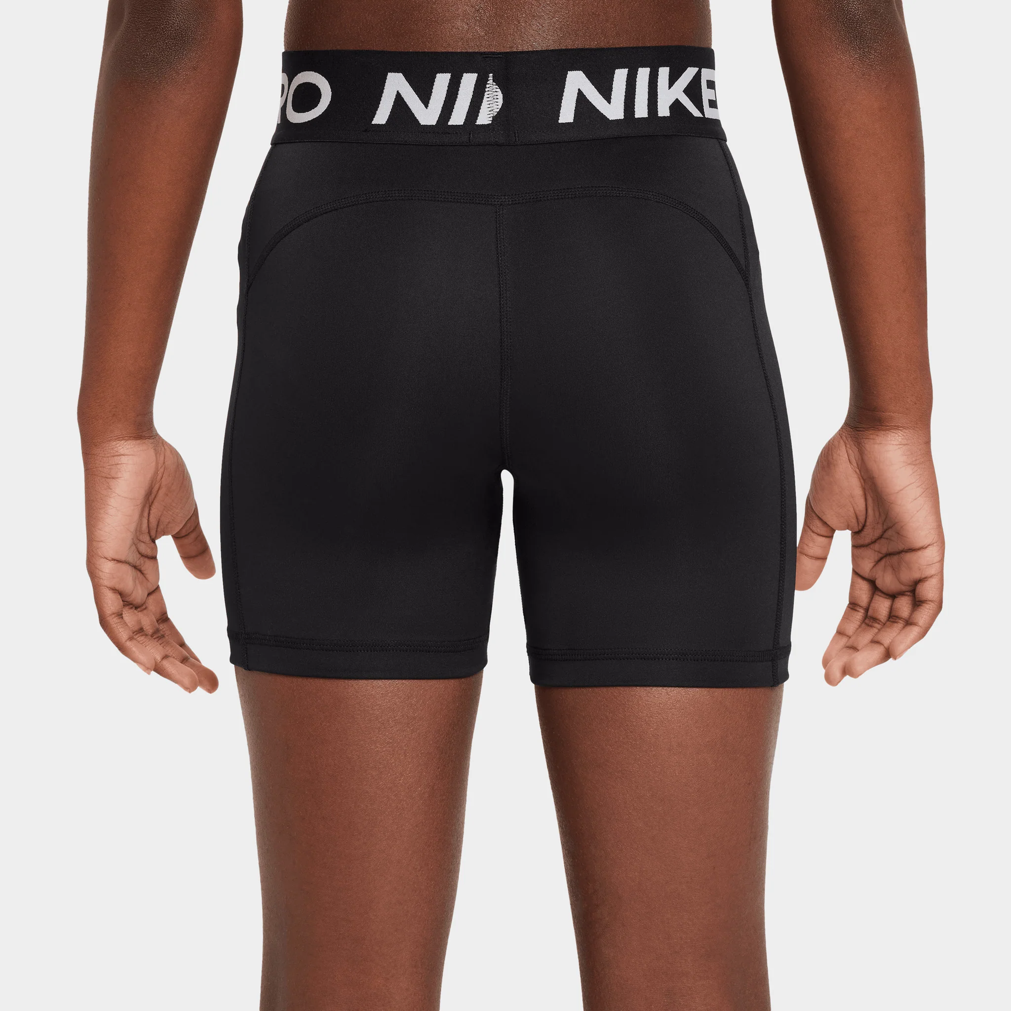 Nike Pro Junior Girls' 3" Dri-FIT Shorts / Black - Image 3