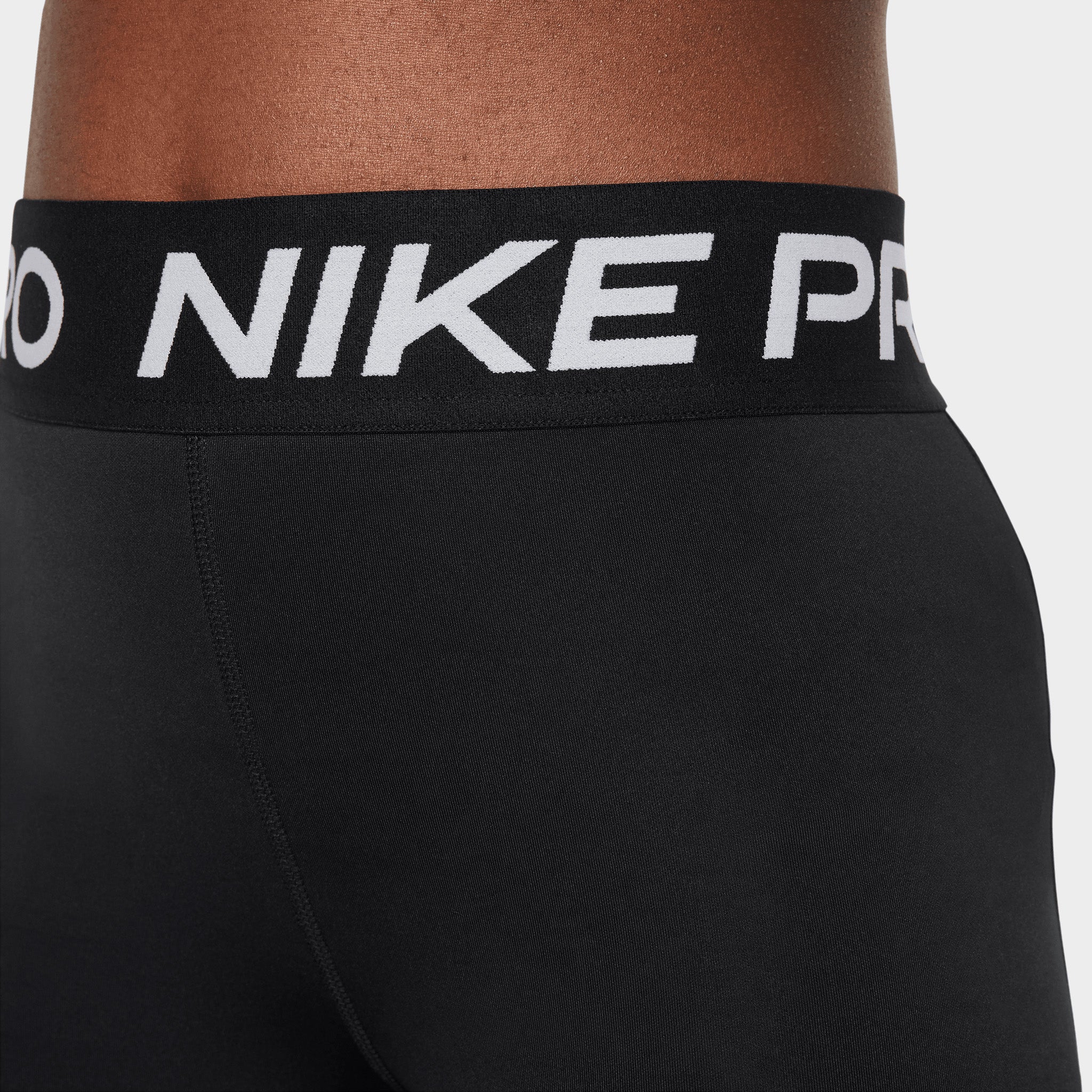 Nike Pro Junior Girls' 3" Dri-FIT Shorts / Black - Image 4