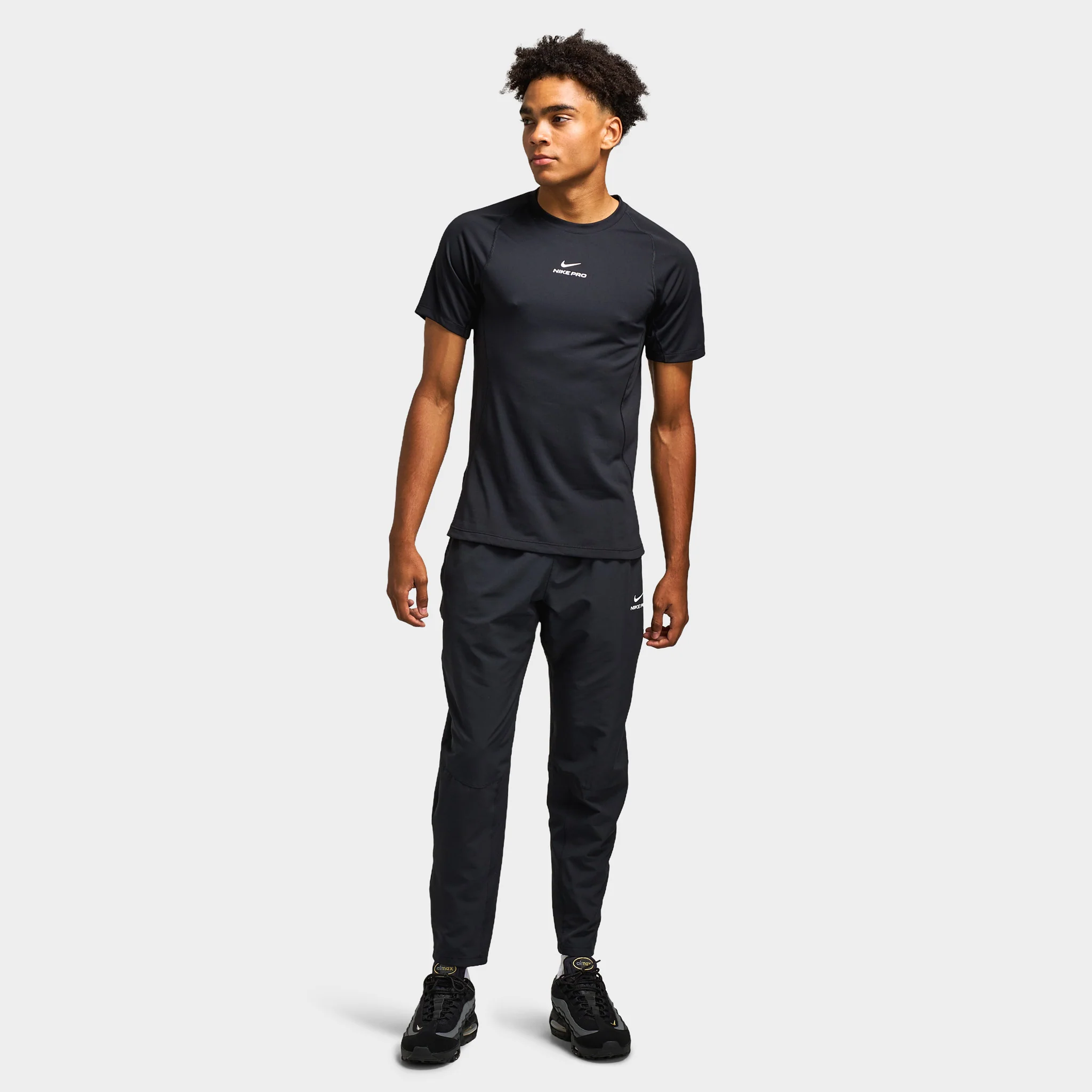 Nike Pro Training Men's Dri-FIT Trousers / Black - Image 6