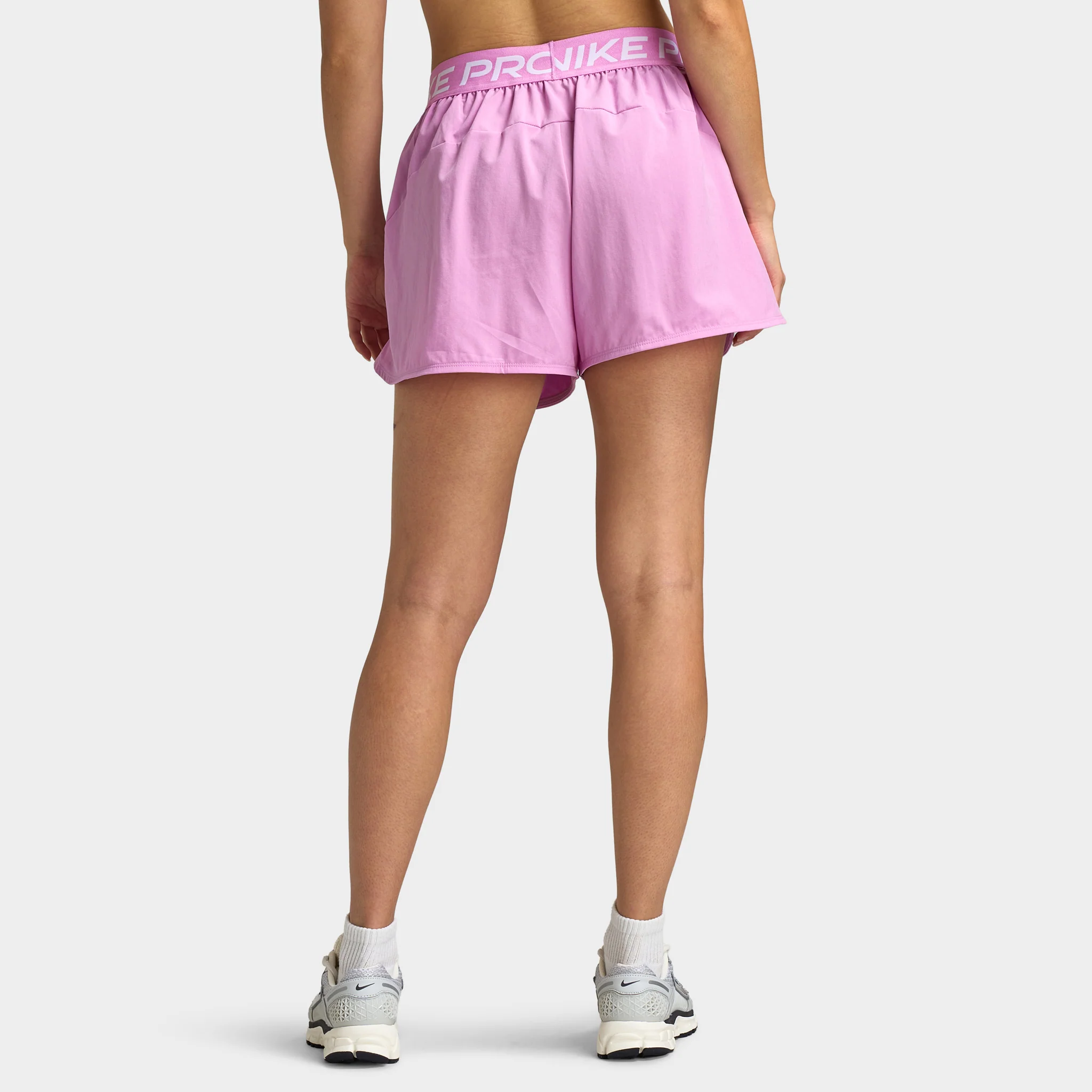 Nike Pro Women's 2in1 Shorts / Light Magenta / White - Image 4