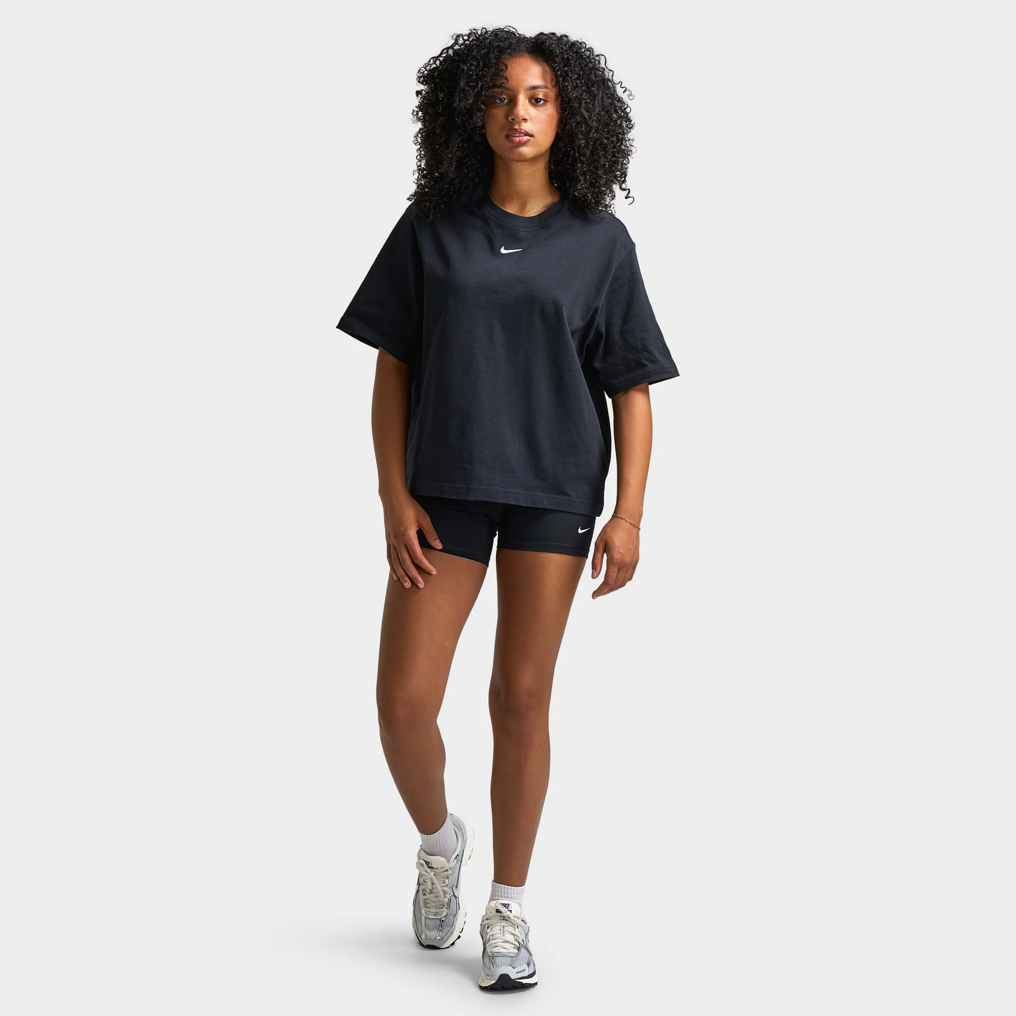 Nike Pro Women's 365 5" Shorts Black / White - Image 6